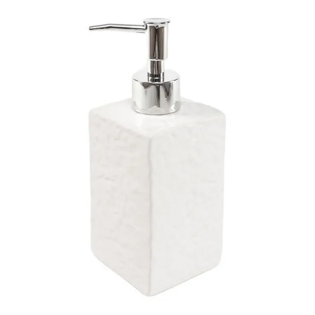 18,1 cm dispenser di sapone in ardesia bianca