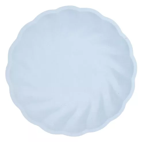 6 piatti eco-elegance blu 23 cm
