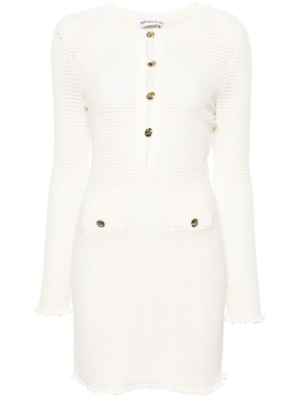 Abito corto in bianco - donna