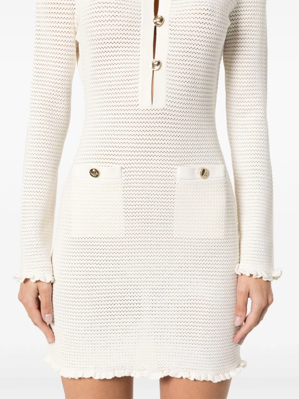 Abito corto in bianco - donna