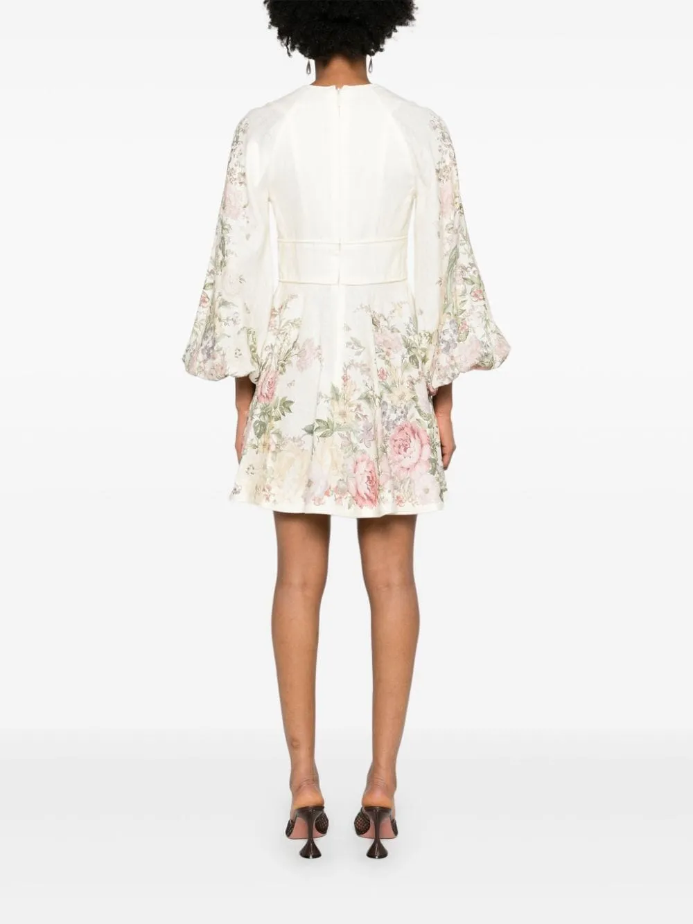 Abito corto Waverly in bianco Zimmermann - donna