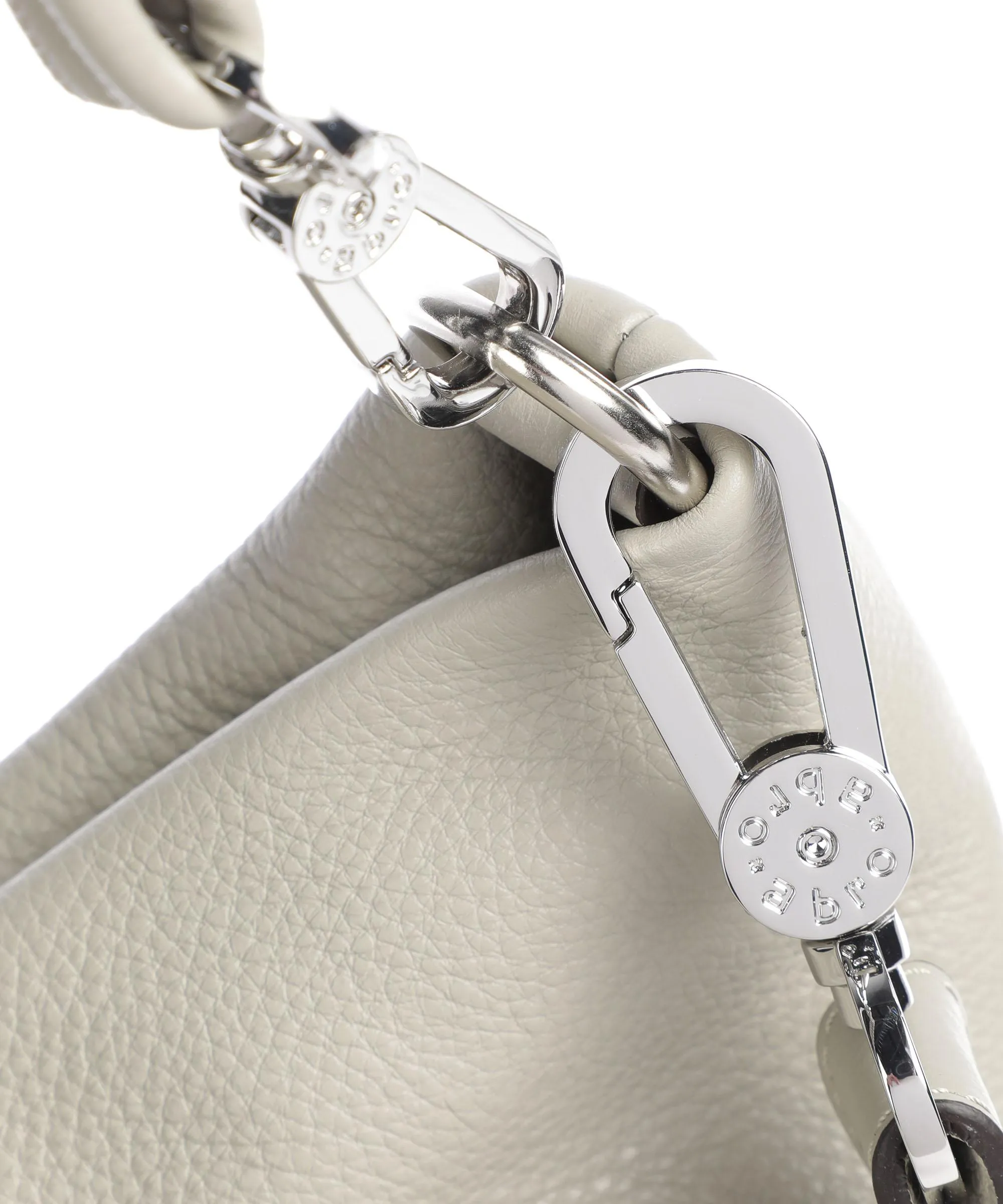  Abro Dalia Poppy Borsa hobo pelle di vacchetta grana pietra  