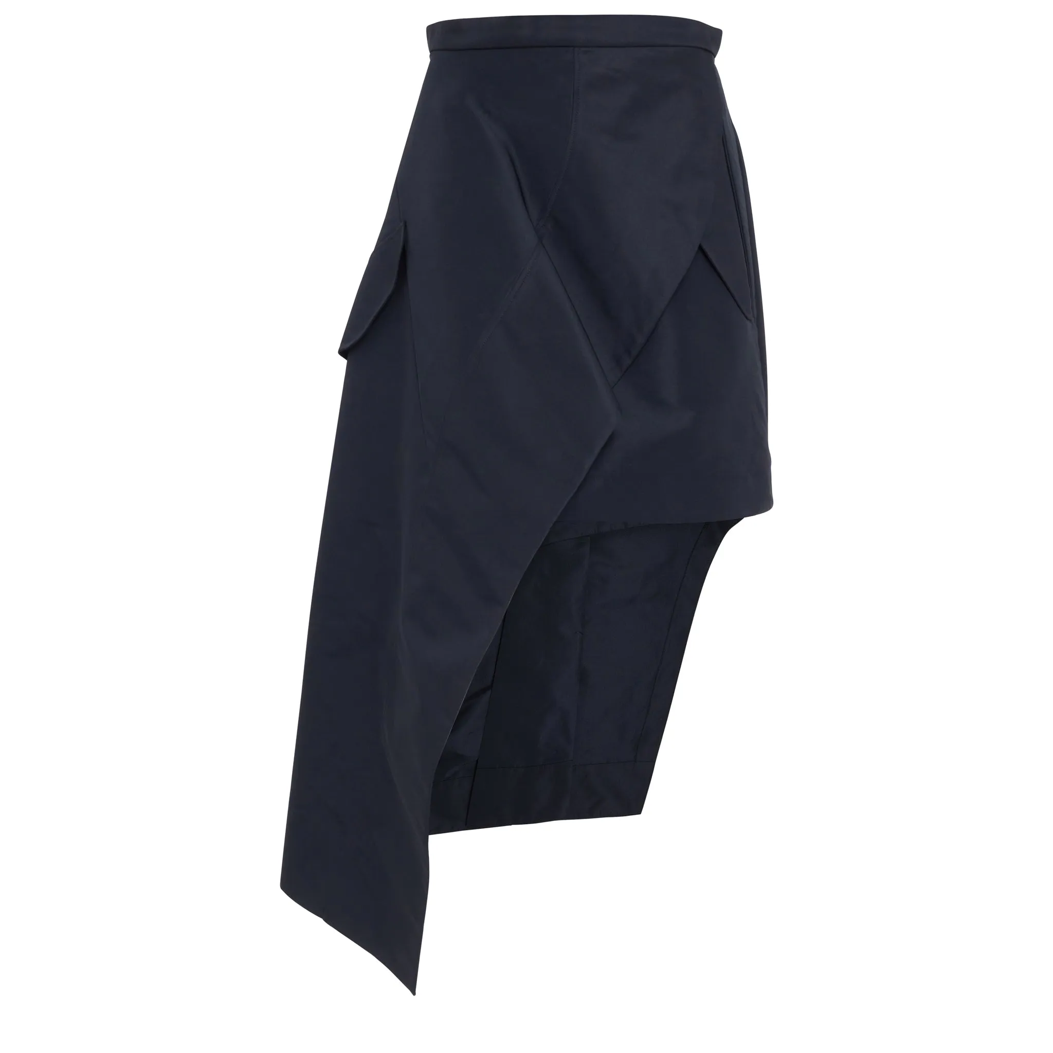 ALEXANDER MCQUEEN  Gonna a portafoglio in tessuto nera