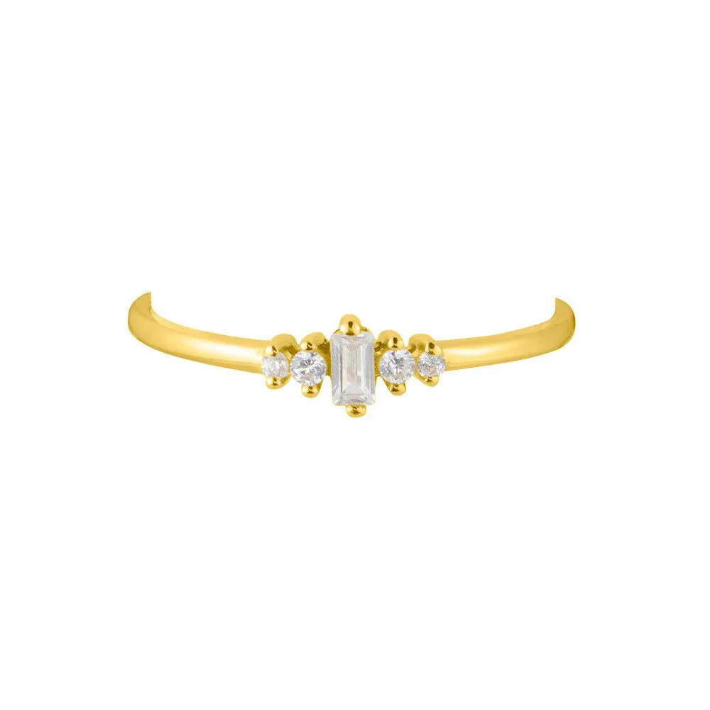 Anello Fantasia Claire Oro Giallo 375/1000 Cubic Zirconia Bianco 1419286