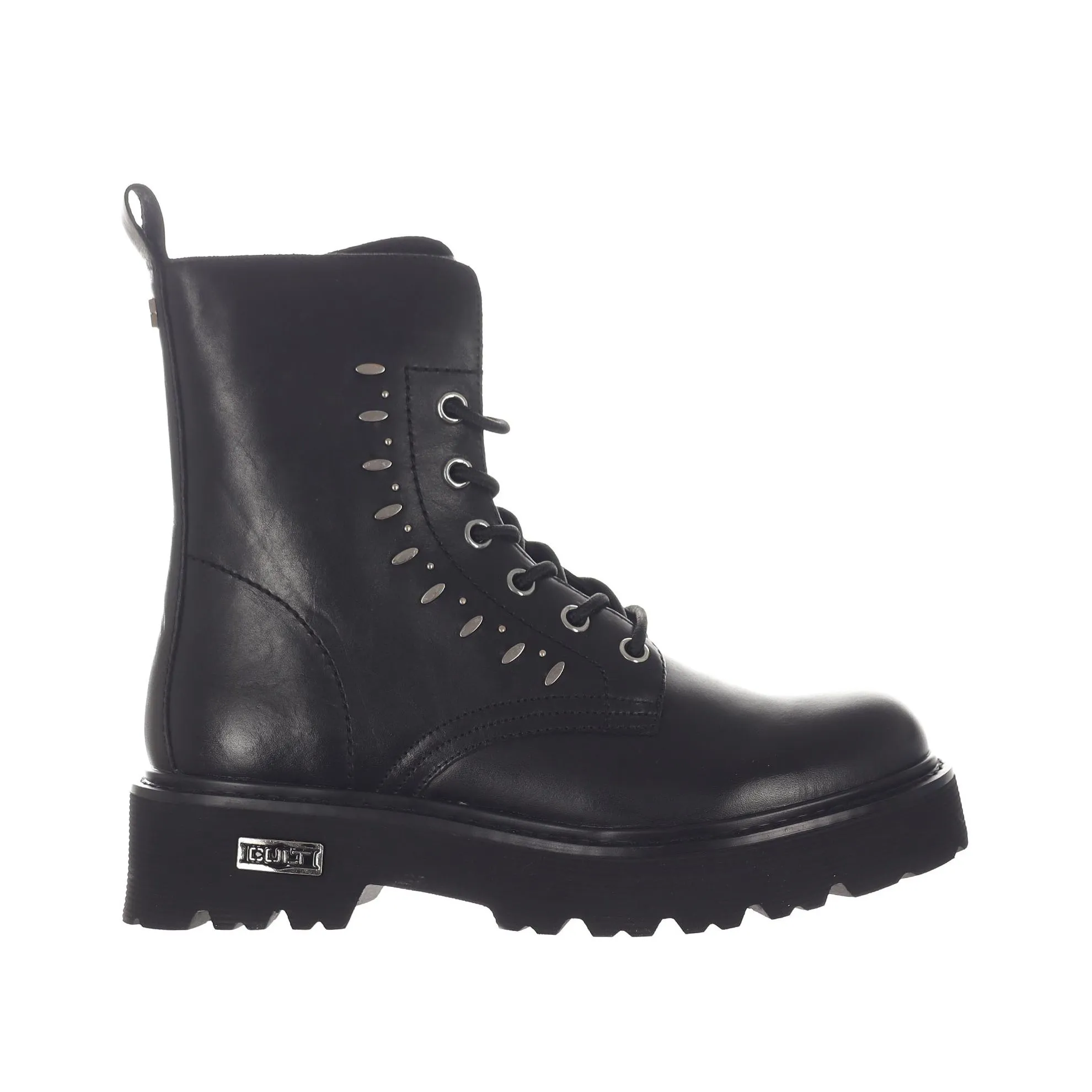 Anfibio slash 3906 in pelle con borchie