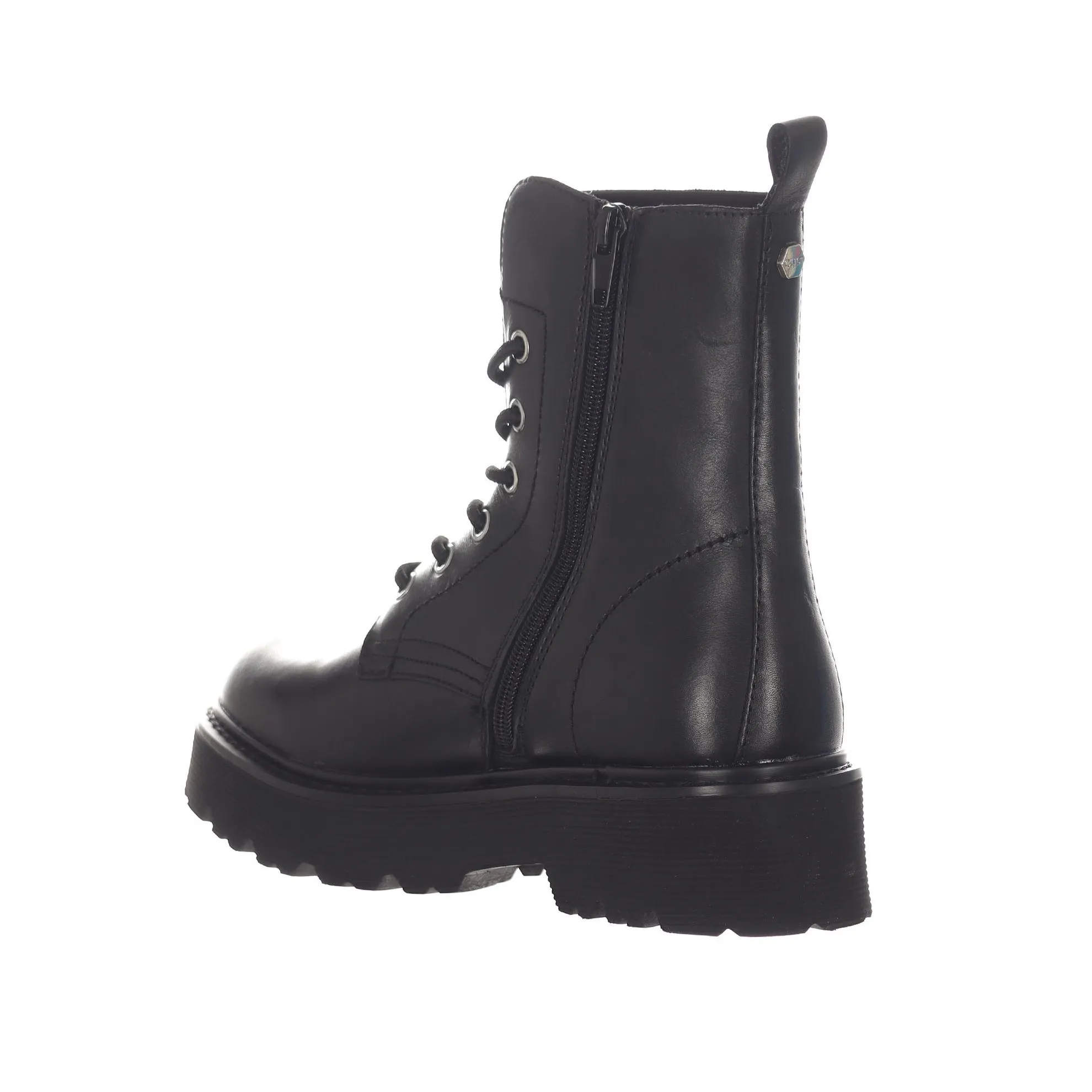 Anfibio slash 3906 in pelle con borchie