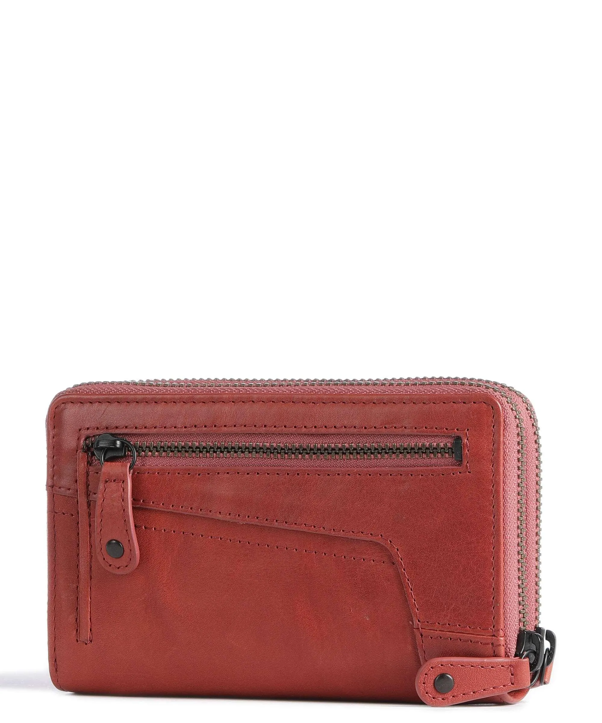  Aunts & Uncles Grandma's Luxury Club Betty RFID Portafoglio pelle di vacchetta grana rosso  