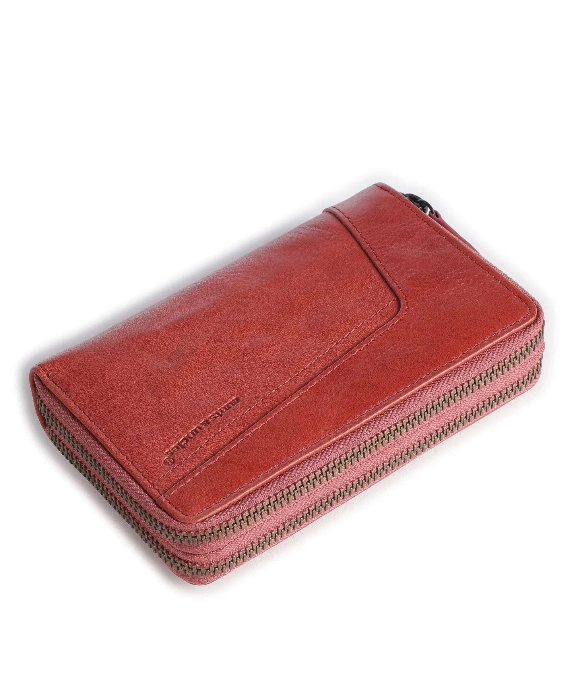  Aunts & Uncles Grandma's Luxury Club Betty RFID Portafoglio pelle di vacchetta grana rosso  