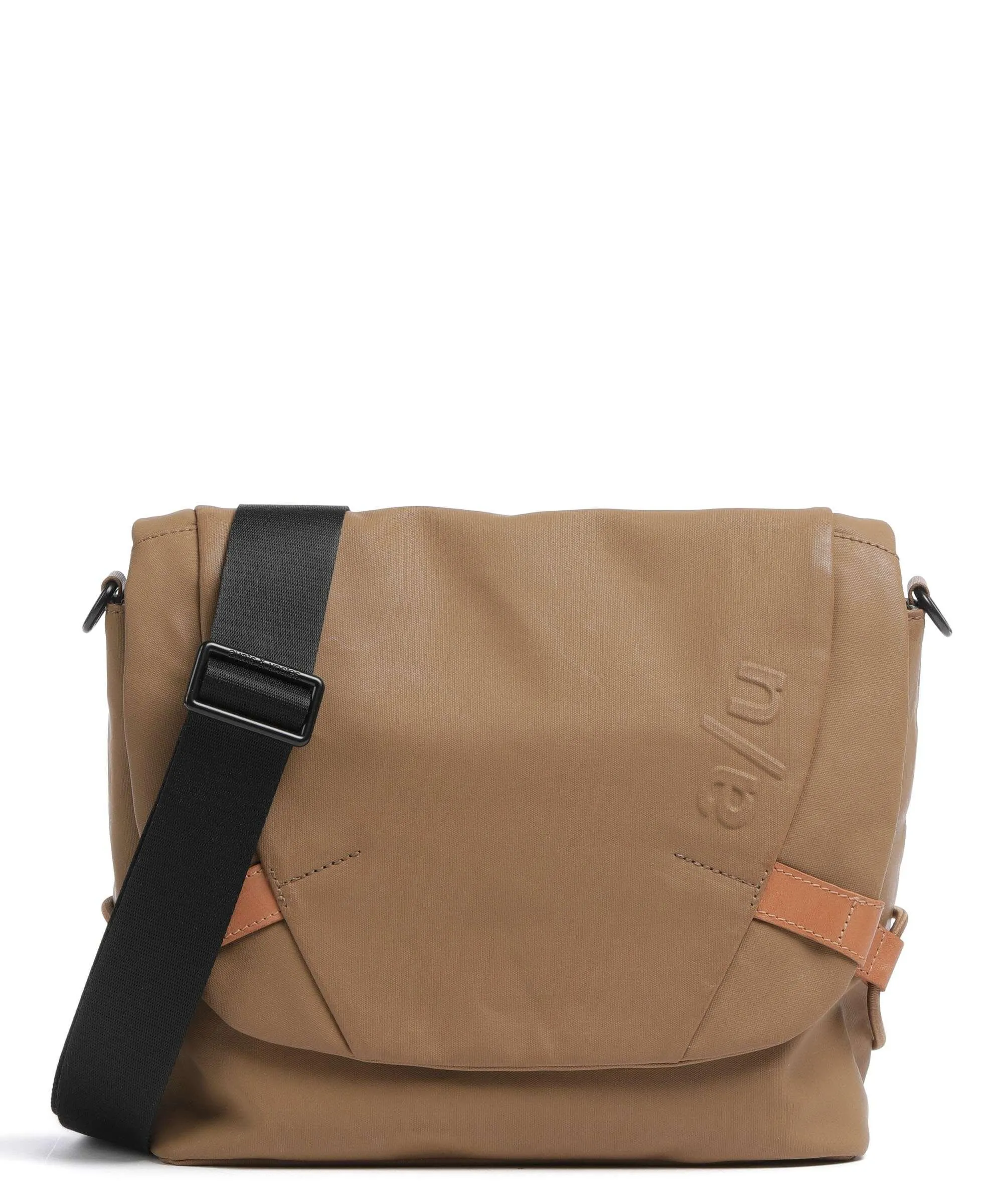  Aunts & Uncles Japan Sendai Borsa messenger cotone biologico marrone  