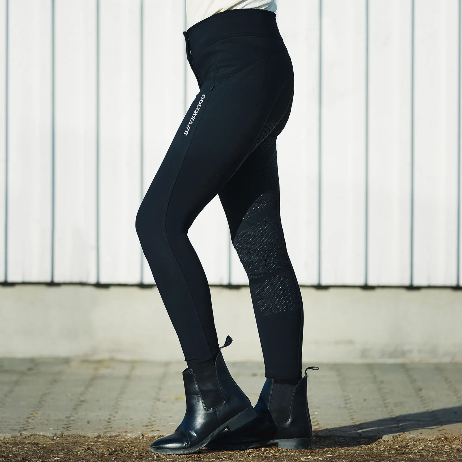 B Vertigo Justine Pantaloni Thermo da equitazione full seat in silicone da donna