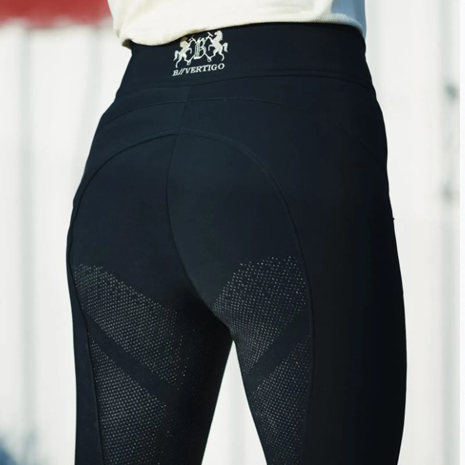 B Vertigo Justine Pantaloni Thermo da equitazione full seat in silicone da donna