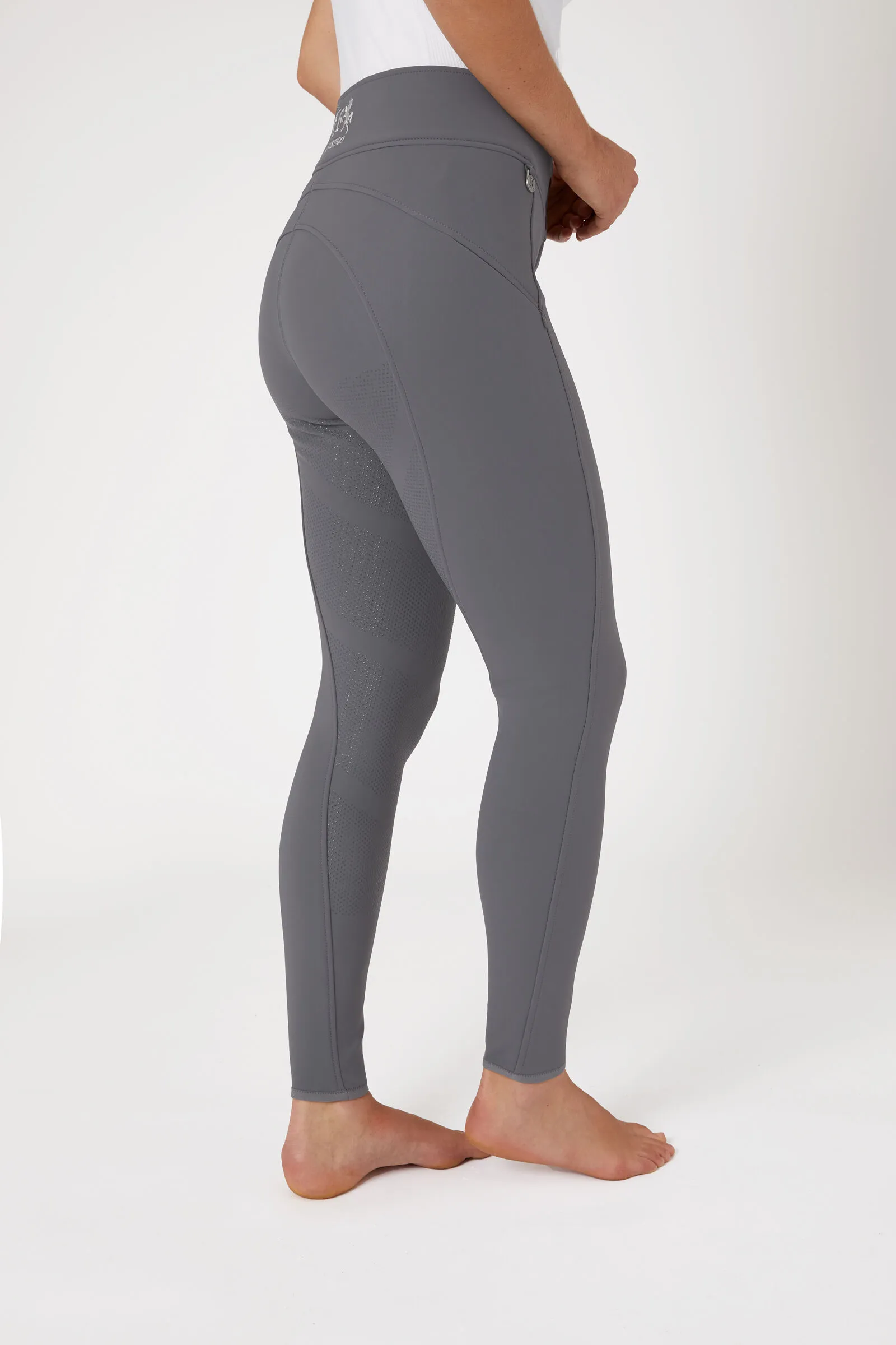 B Vertigo Justine Pantaloni Thermo da equitazione full seat in silicone da donna