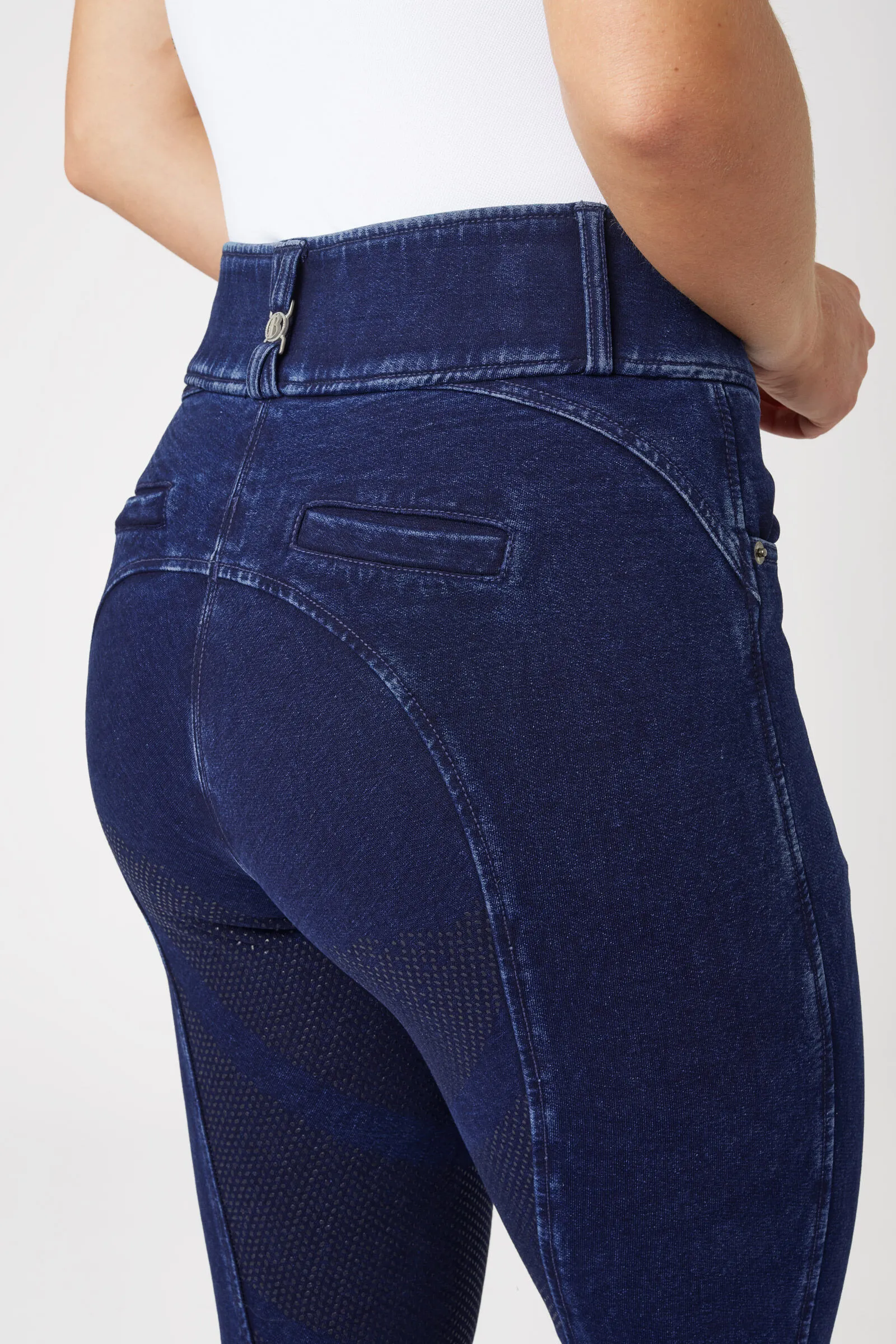 B Vertigo Morgana Pantaloni da equitazione in denim da donna