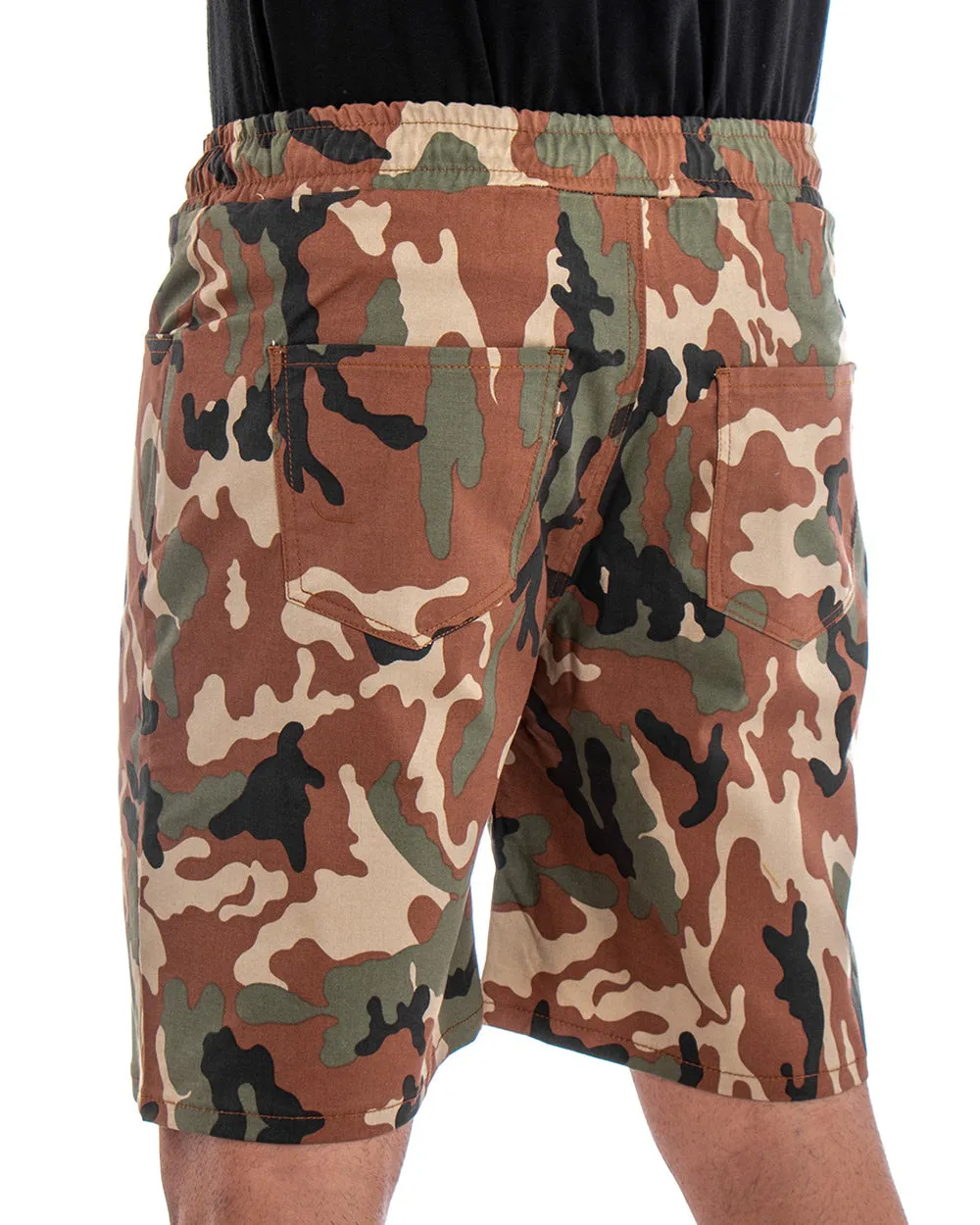 Bermuda Pantaloncino Uomo Militare Pantalaccio GIOSAL-PC1618A