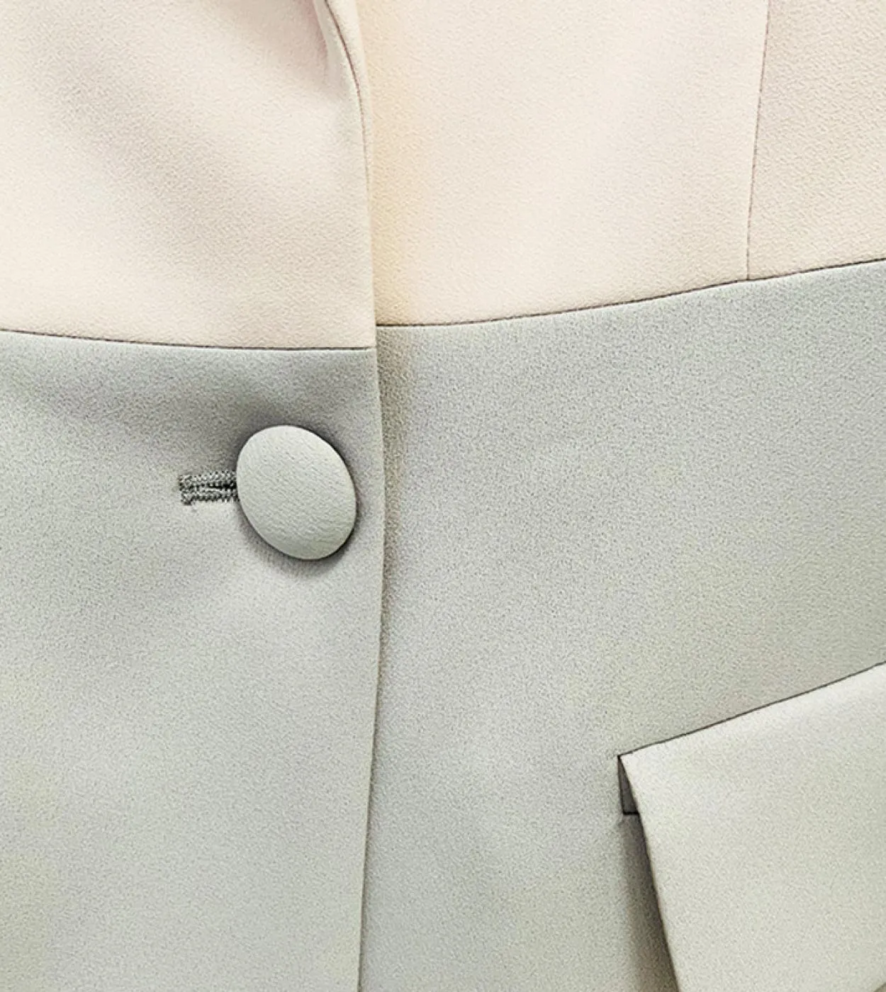 Blazer Tailleur pantalone Completi a due pezzi Donna Pantaloni a zampa con un bottone con cuciture rosa e grigie Set di pantalon