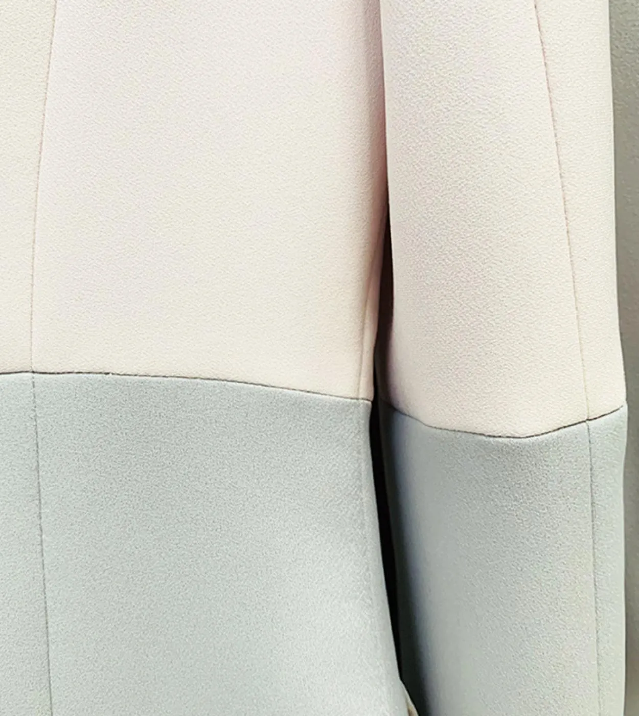 Blazer Tailleur pantalone Completi a due pezzi Donna Pantaloni a zampa con un bottone con cuciture rosa e grigie Set di pantalon
