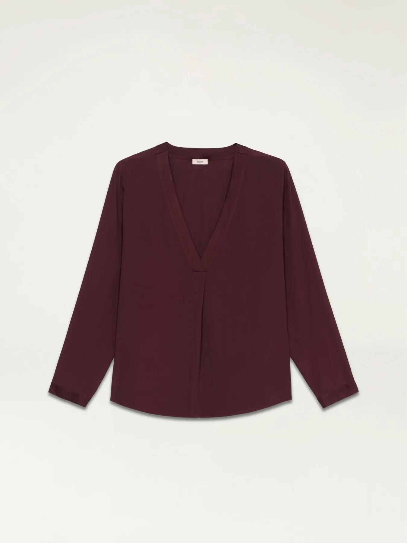 Blusa in viscosa crêpe