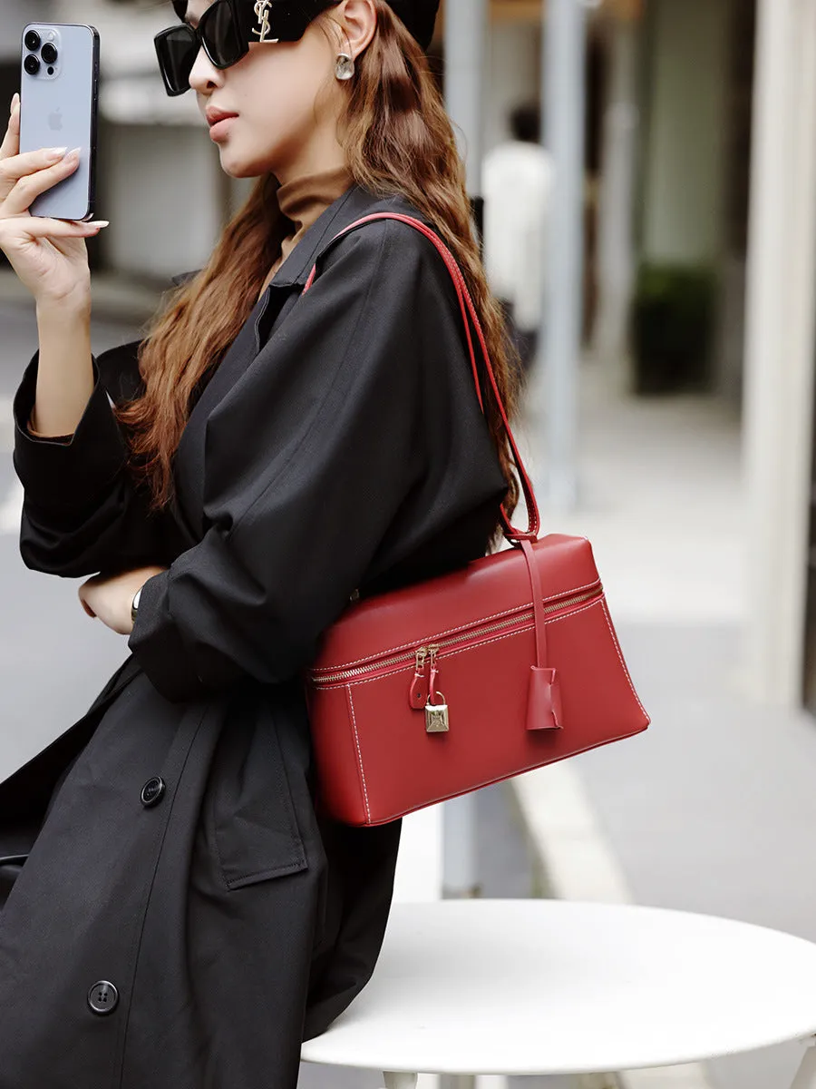 Borsa a tracolla in pelle alla moda da donna