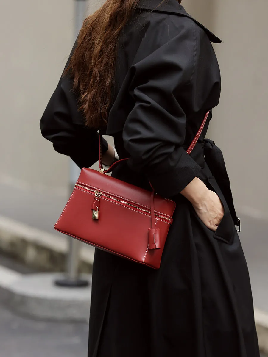 Borsa a tracolla in pelle alla moda da donna