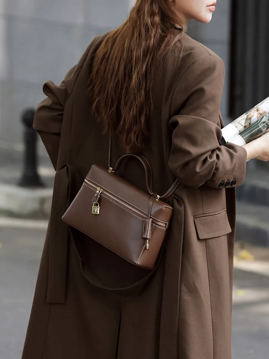 Borsa a tracolla in pelle alla moda da donna