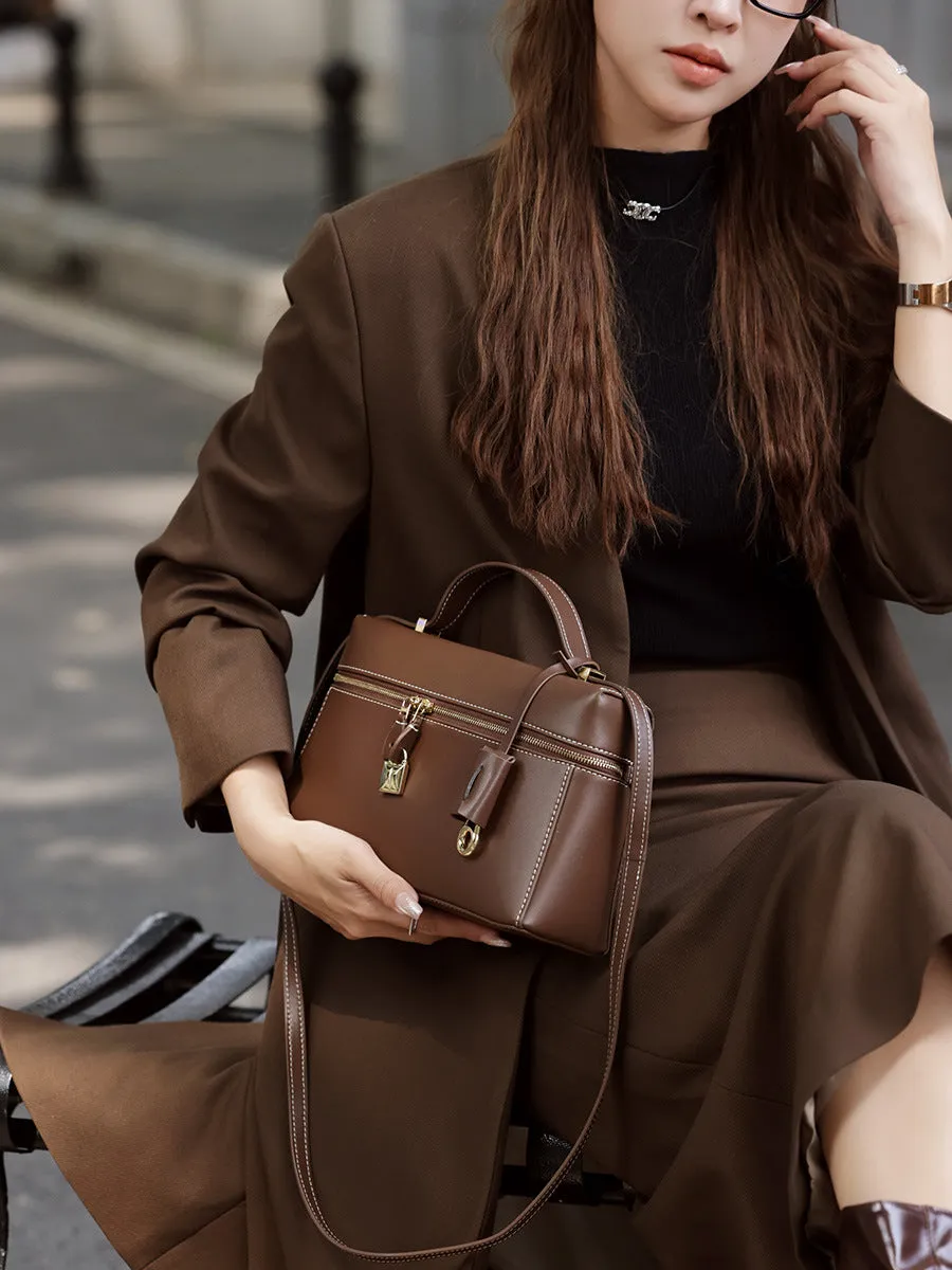 Borsa a tracolla in pelle alla moda da donna