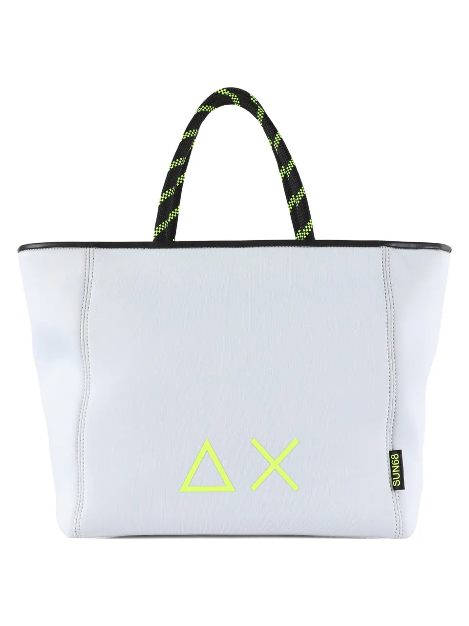 Borsa in neoprene grande con stampa logo