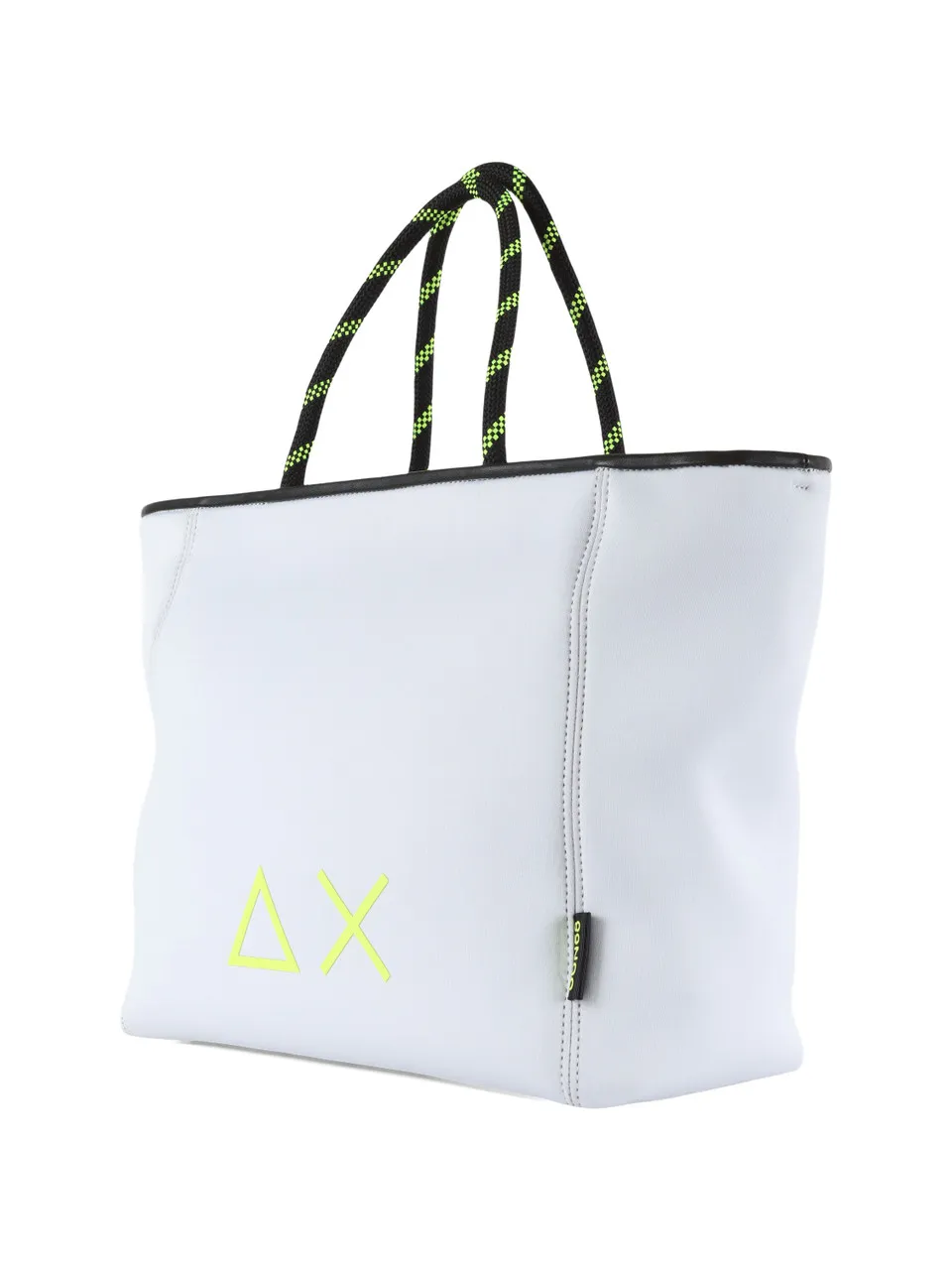 Borsa in neoprene grande con stampa logo
