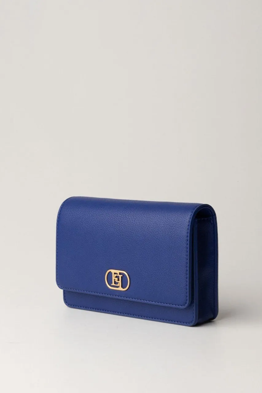 Borse a tracolla logo EF diamantato BLUE INDACO