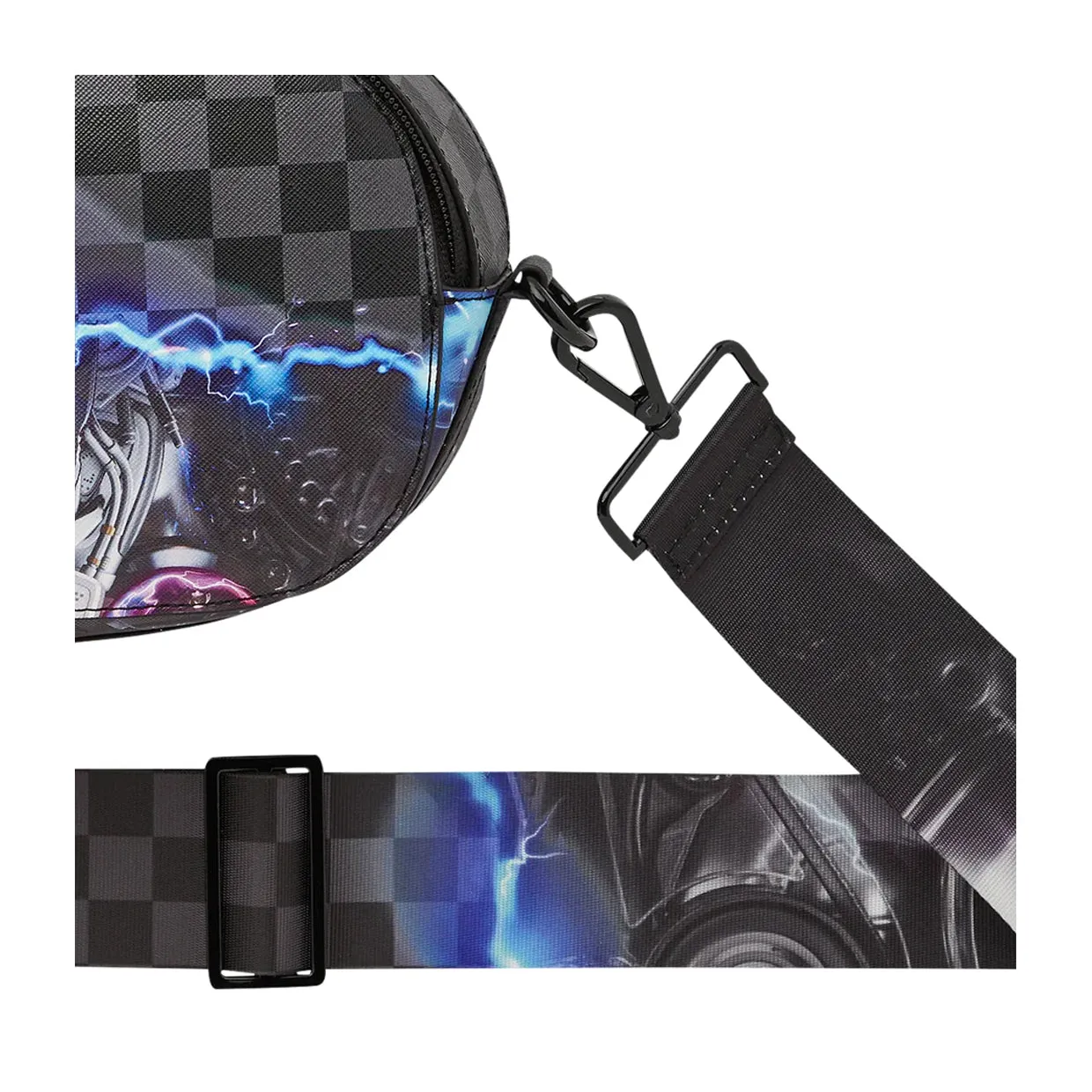 Borsello Sprayground Sharkinator 3 Sling Nero Multicolor