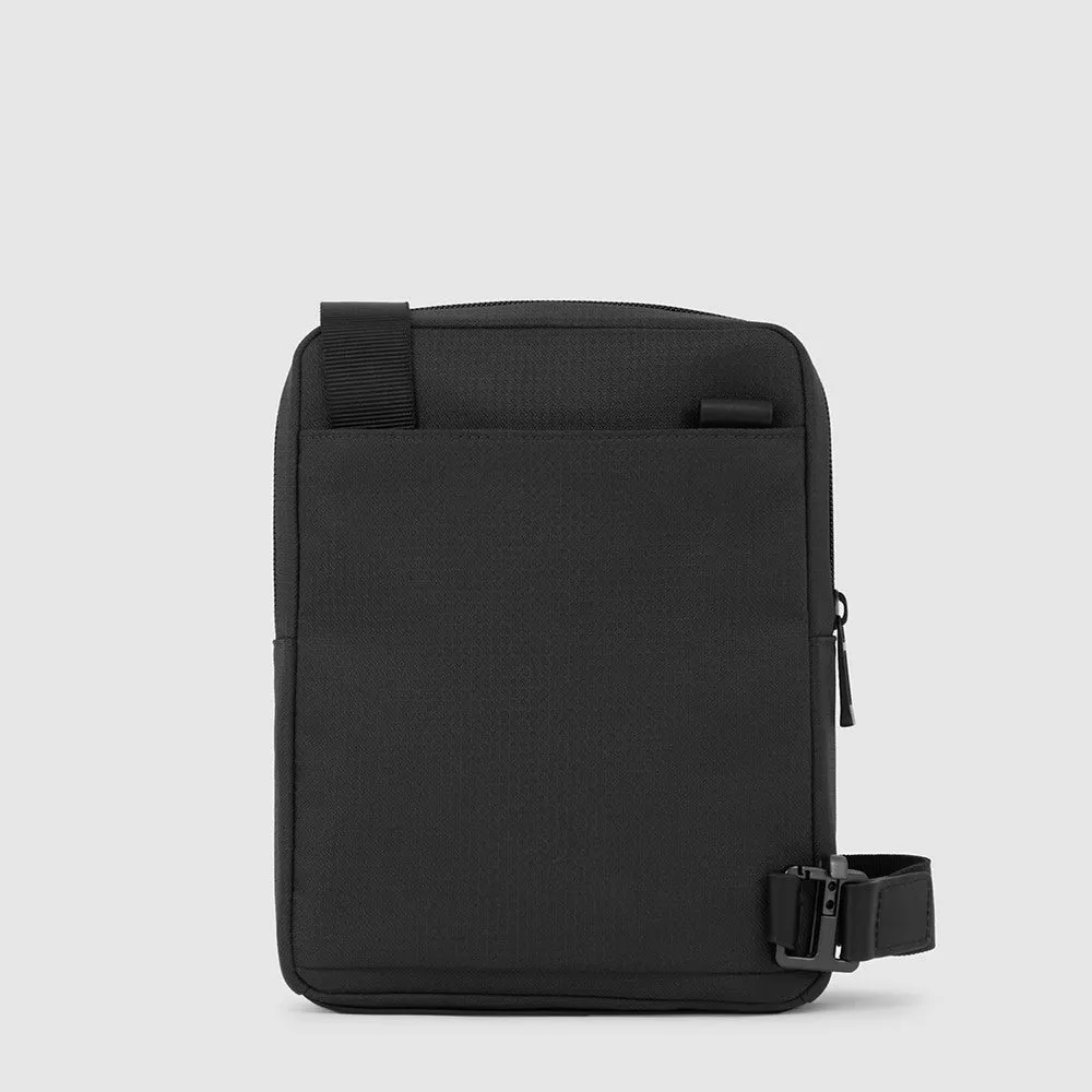 Borsello Uomo PIQUADRO in Tessuto e Pelle Nera - CA3084W129