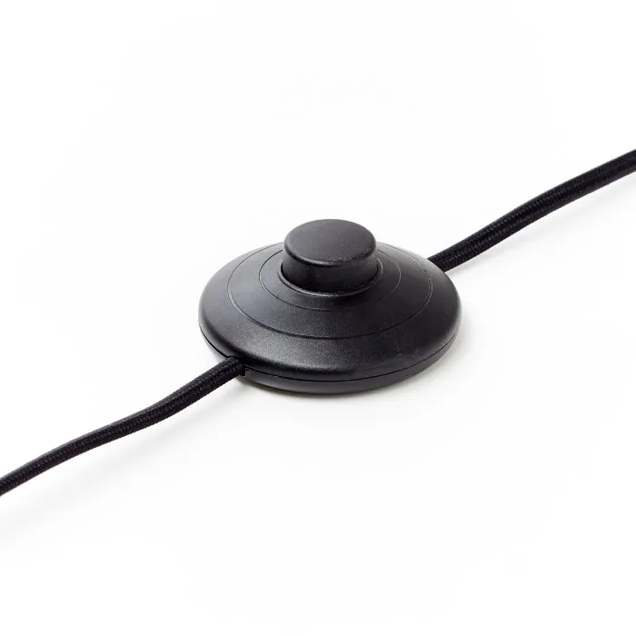 Brilliant Annice Lampada da terra Oro, Nero, 1-Luce