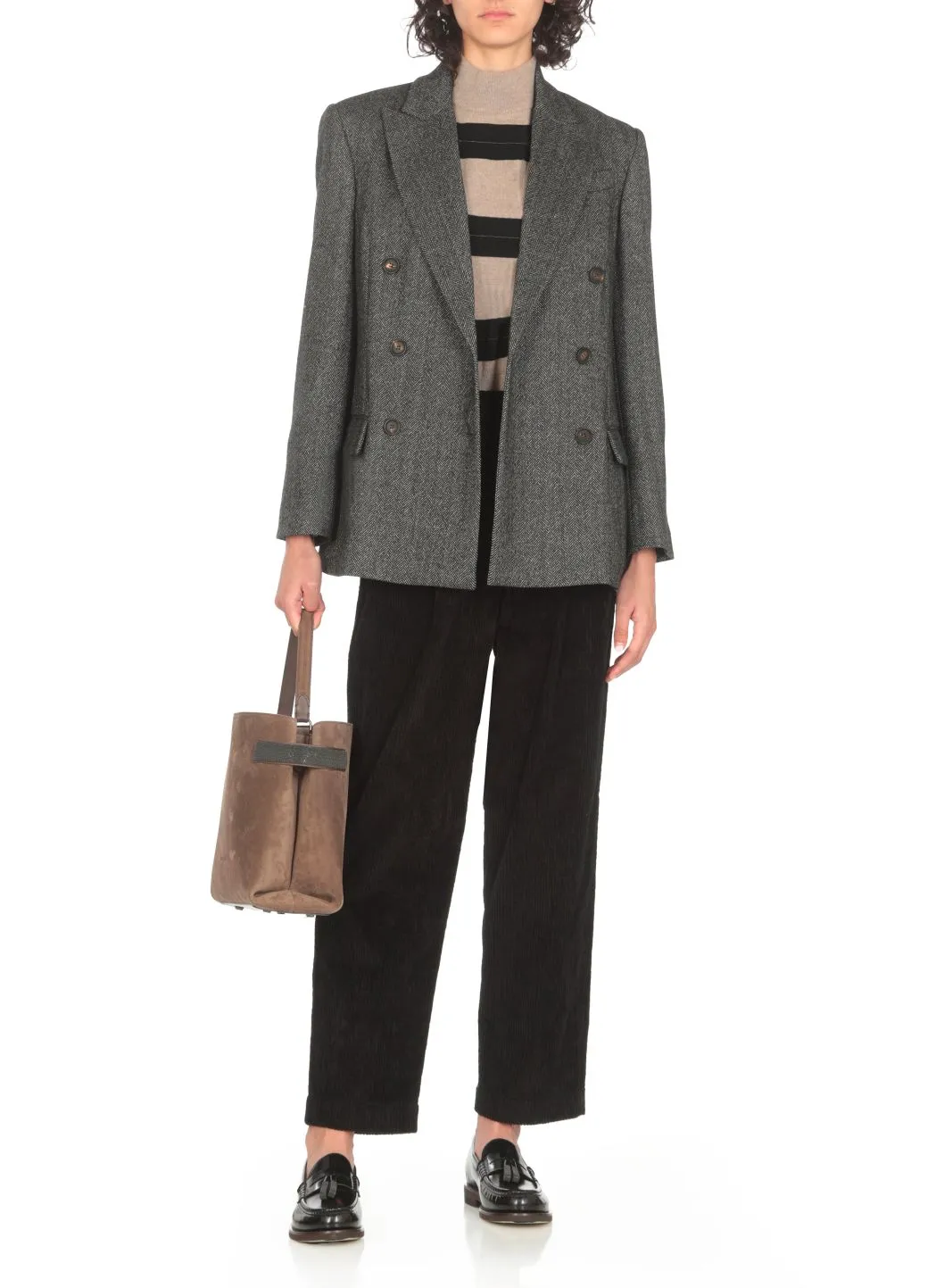  Brunello Cucinelli Maglia con monile 