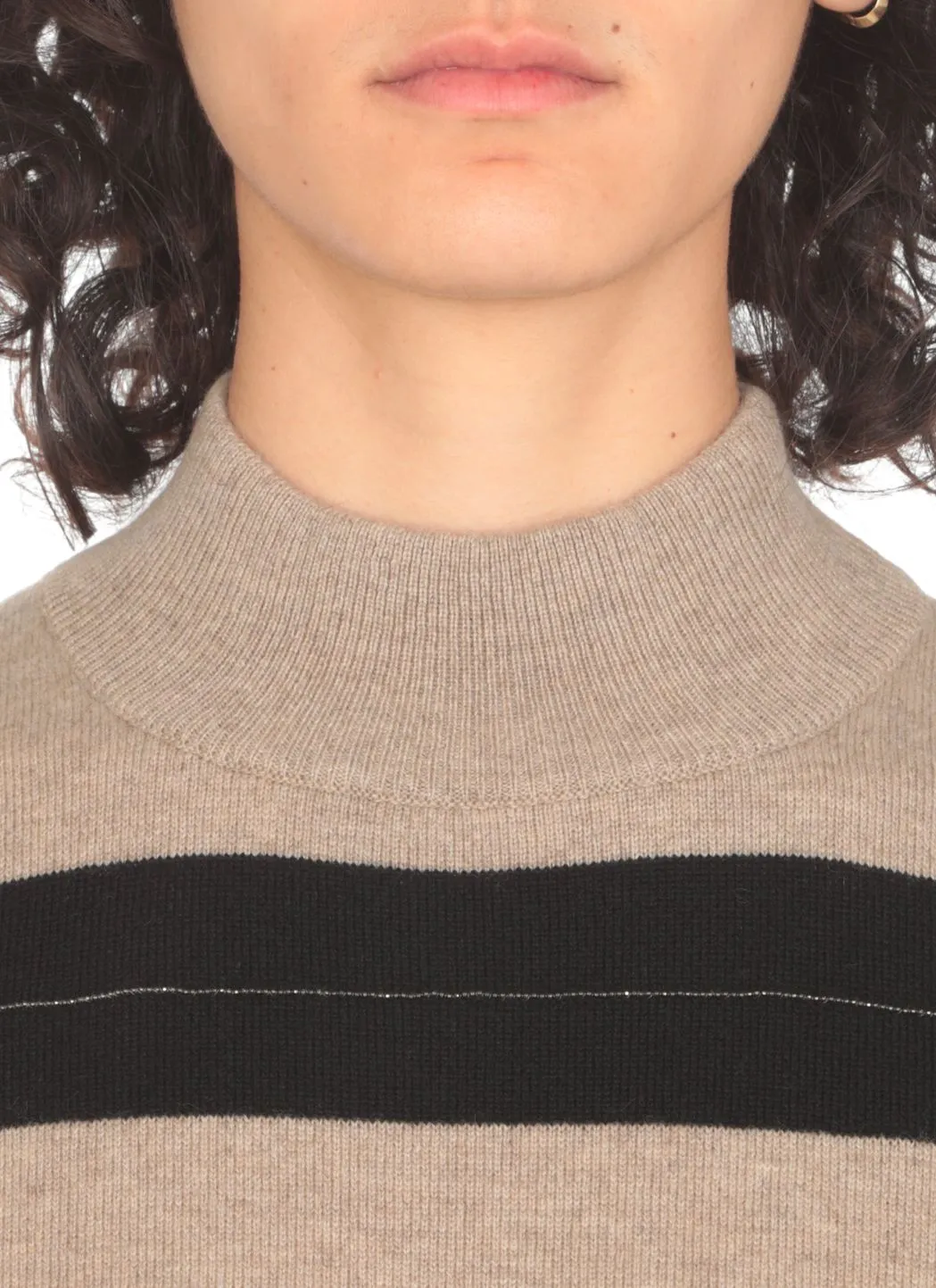  Brunello Cucinelli Maglia con monile 