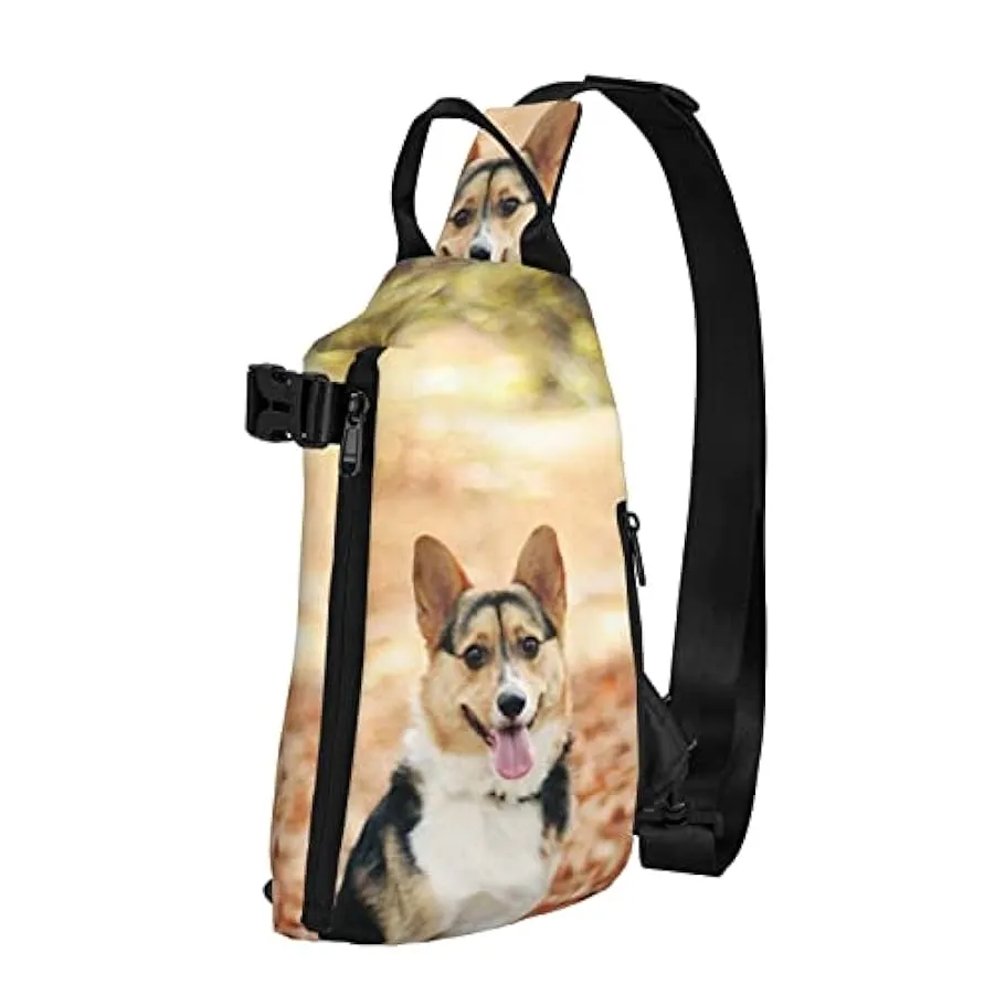 BYTKMRY Mount At Sunset Sling Zaino, Multiuso Viaggio Escursionismo Daypack Crossbody Borsa A Tracolla Per Viaggiare Attività Al