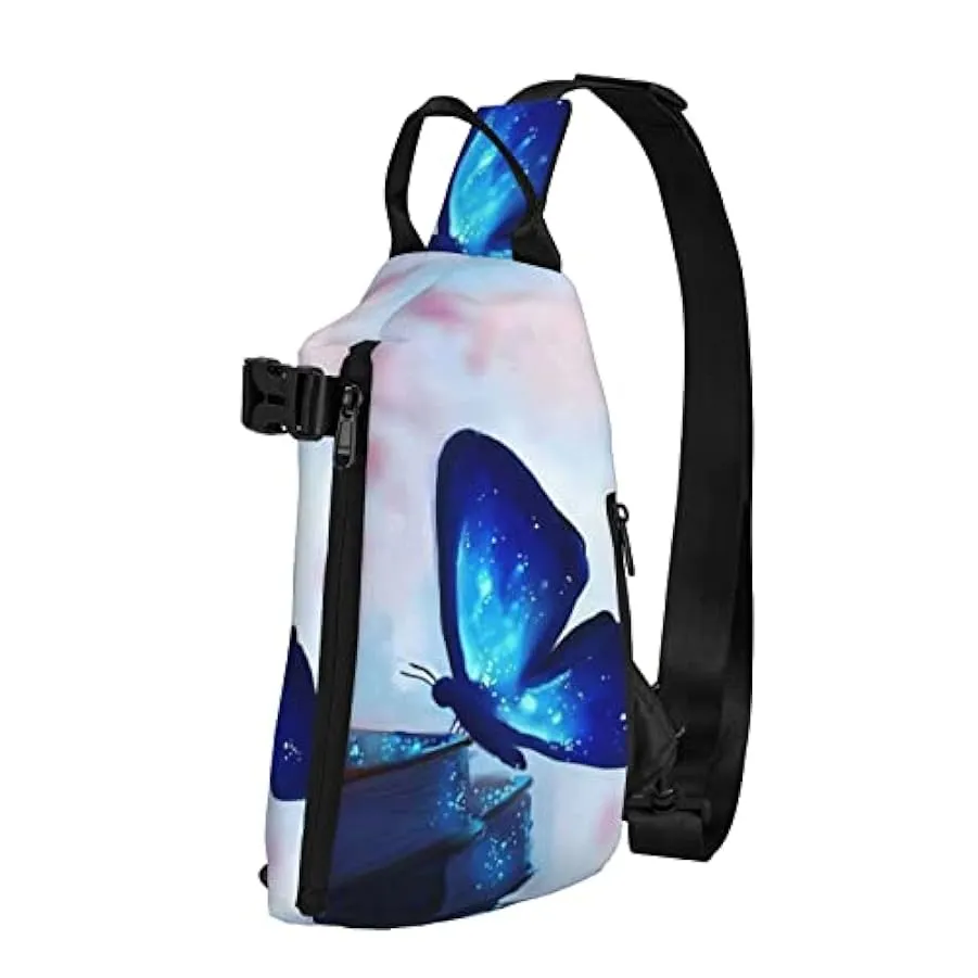 BYTKMRY Mount At Sunset Sling Zaino, Multiuso Viaggio Escursionismo Daypack Crossbody Borsa A Tracolla Per Viaggiare Attività Al