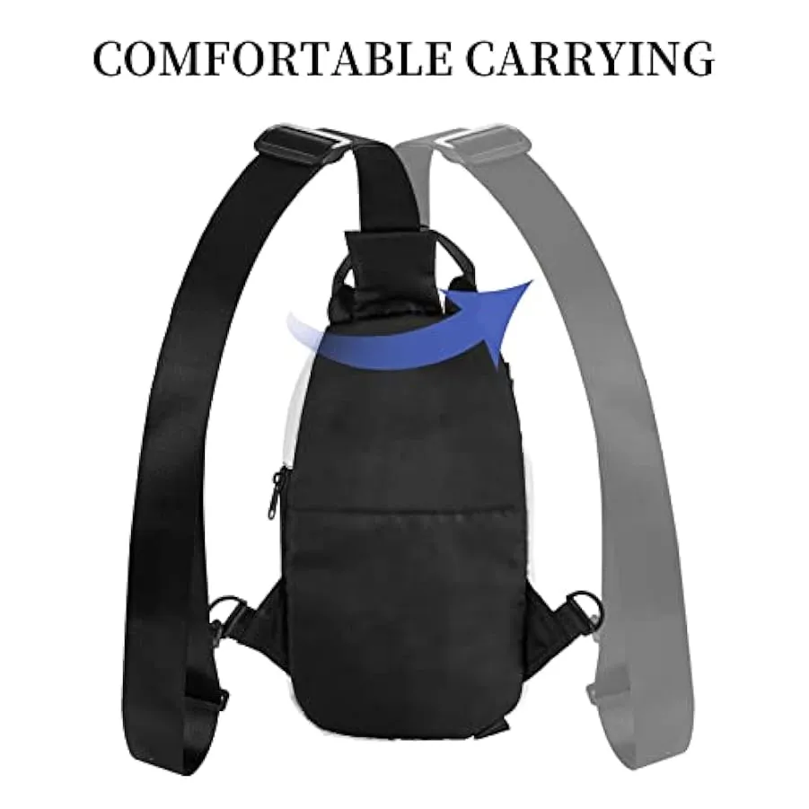 BYTKMRY Mount At Sunset Sling Zaino, Multiuso Viaggio Escursionismo Daypack Crossbody Borsa A Tracolla Per Viaggiare Attività Al