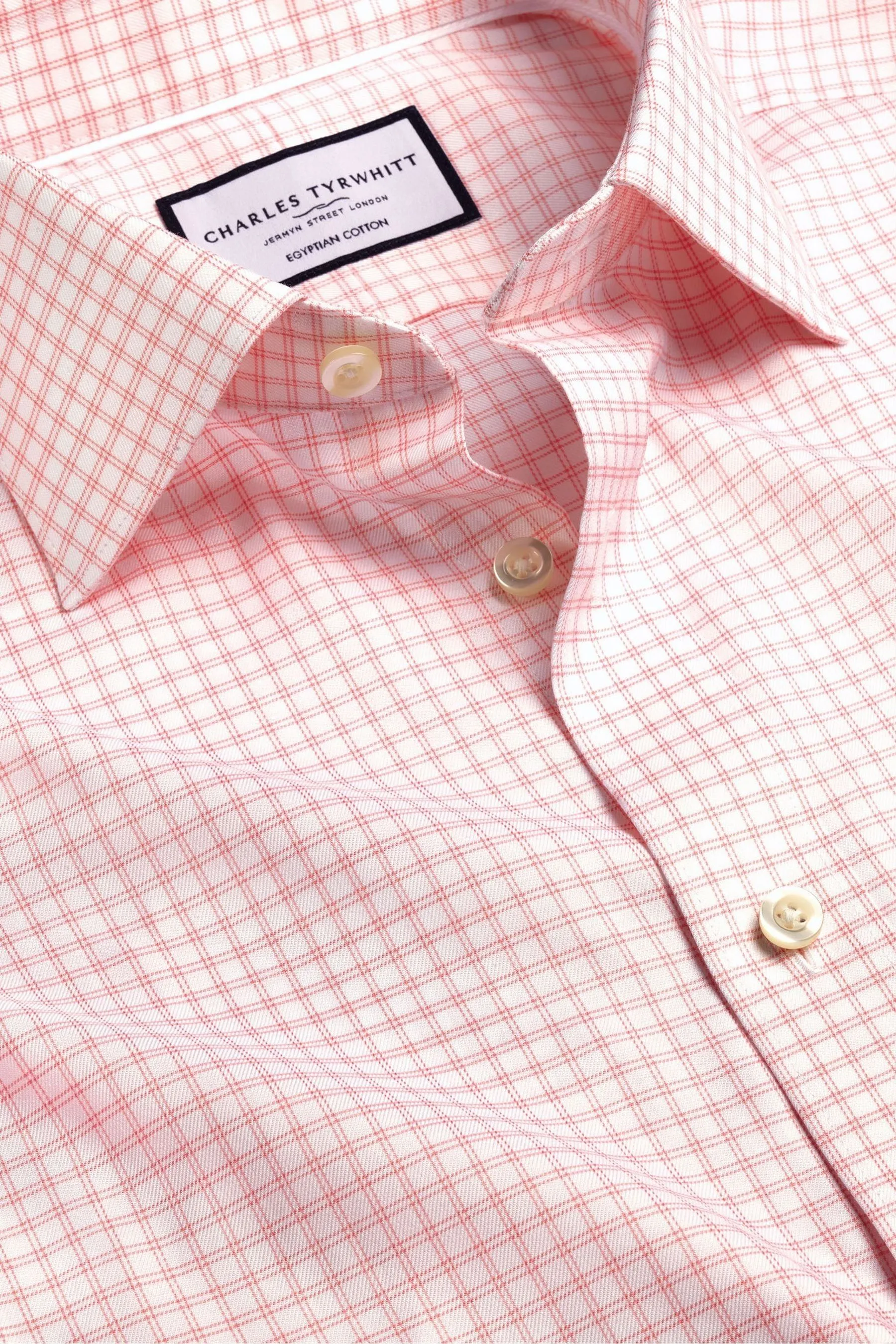 Camicia Charles Tyrwhitt A righe Cotone egiziano Vestibilità attillata / Slim
