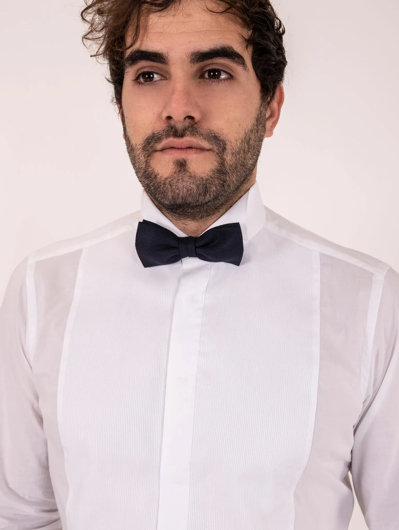 Camicia da Smoking Four Stroke in Cotone Bianco