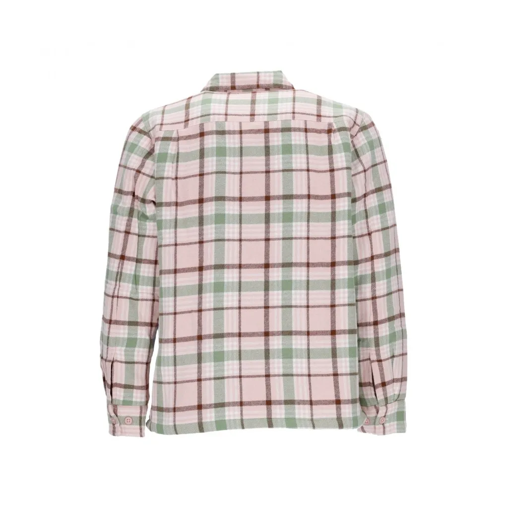 camicia imbottita uomo dom shirt jacket PINK CLAY MULTI