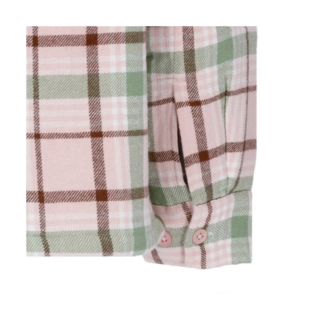camicia imbottita uomo dom shirt jacket PINK CLAY MULTI