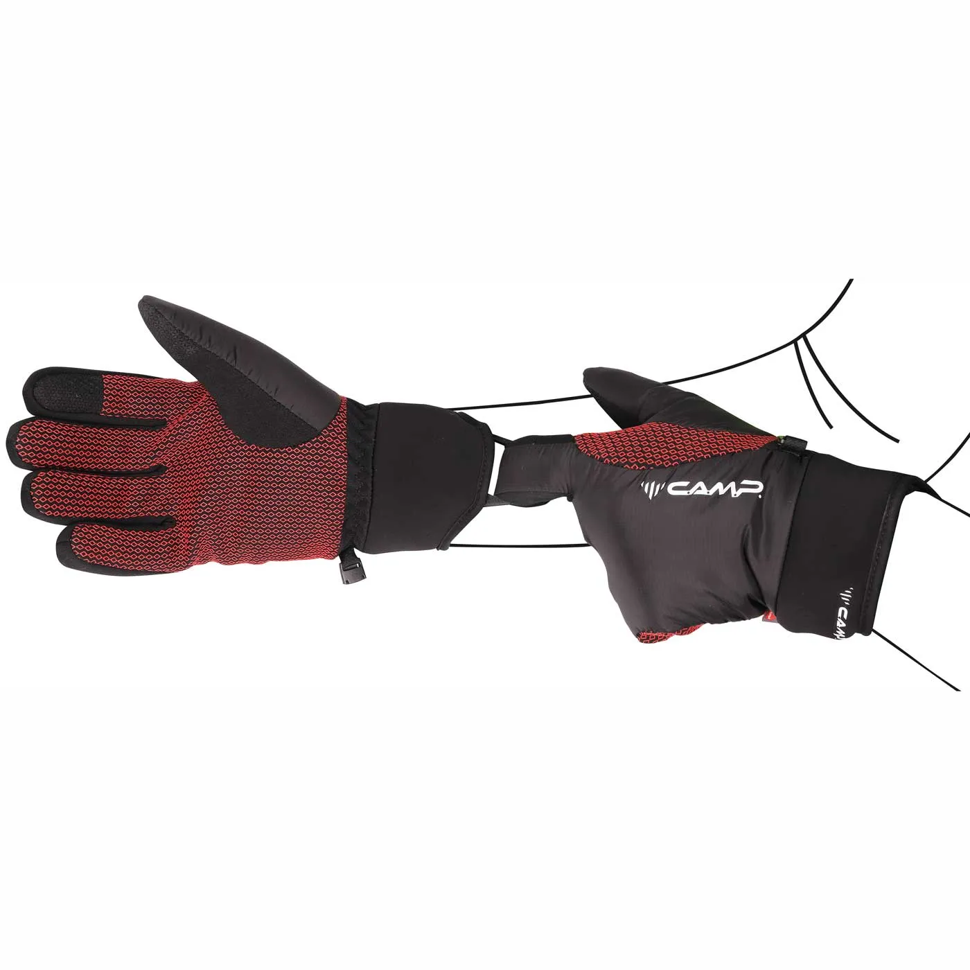 Camp G Air Core guanti traspiranti antivento