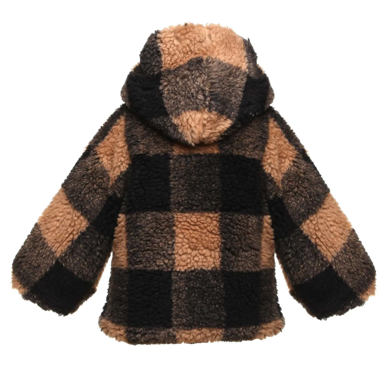 Cappottino Eugene Marrone A Quadri Baby Unisex