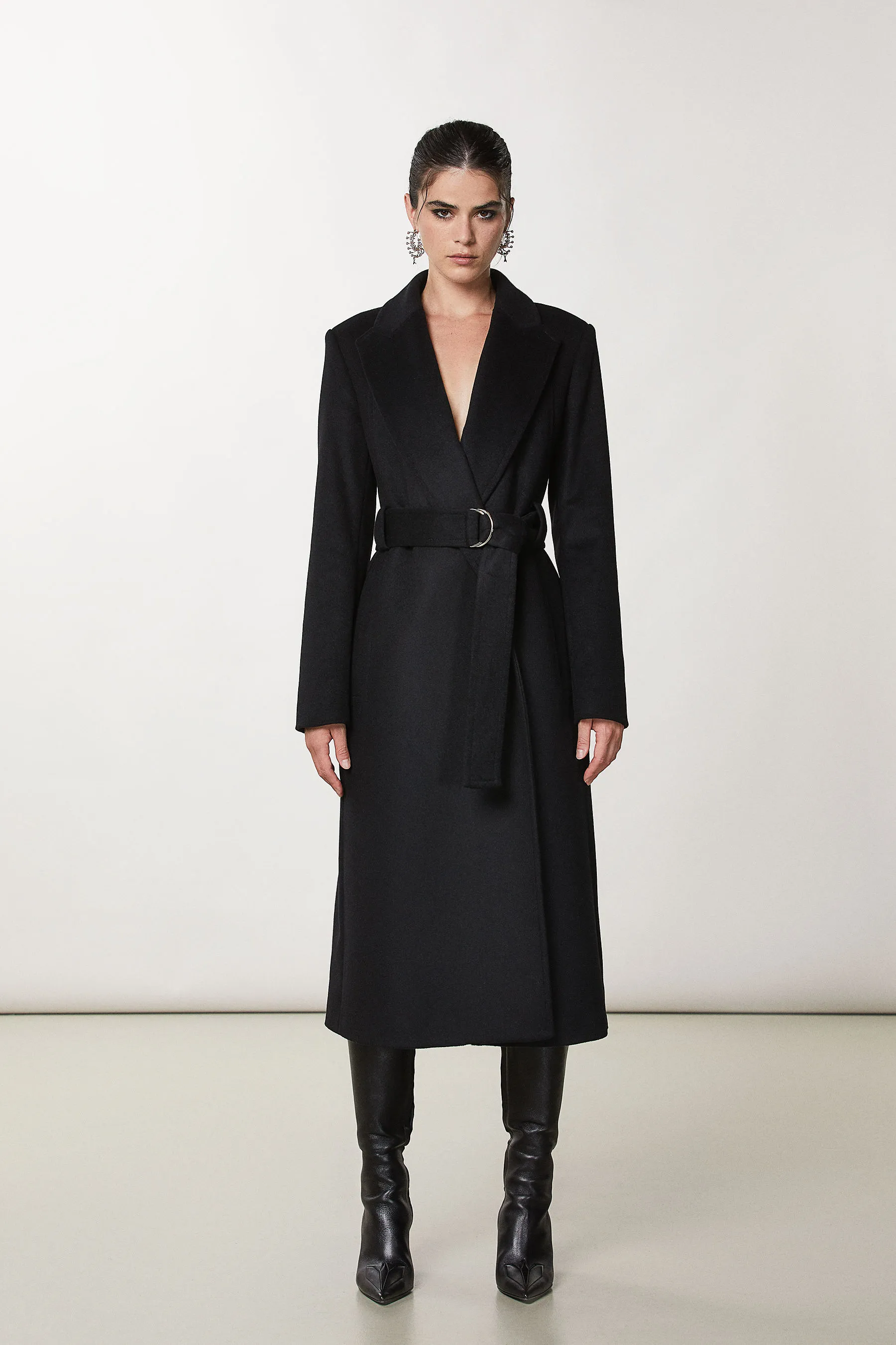     Cappotto con cintura essential Patrizia Pepe