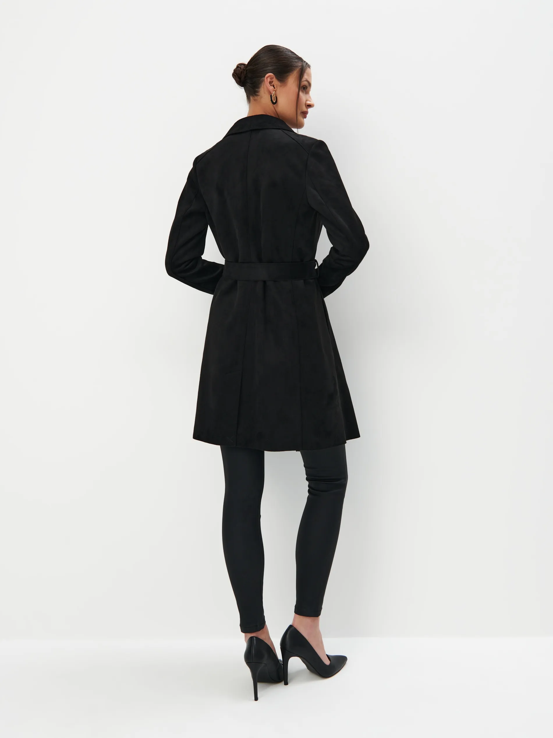 Cappotto con cintura
