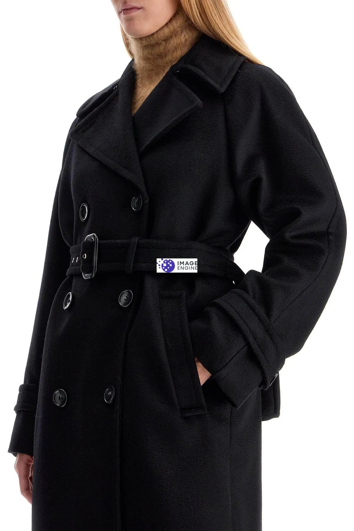 Cappotto lungo 'Leandro' in pura lana