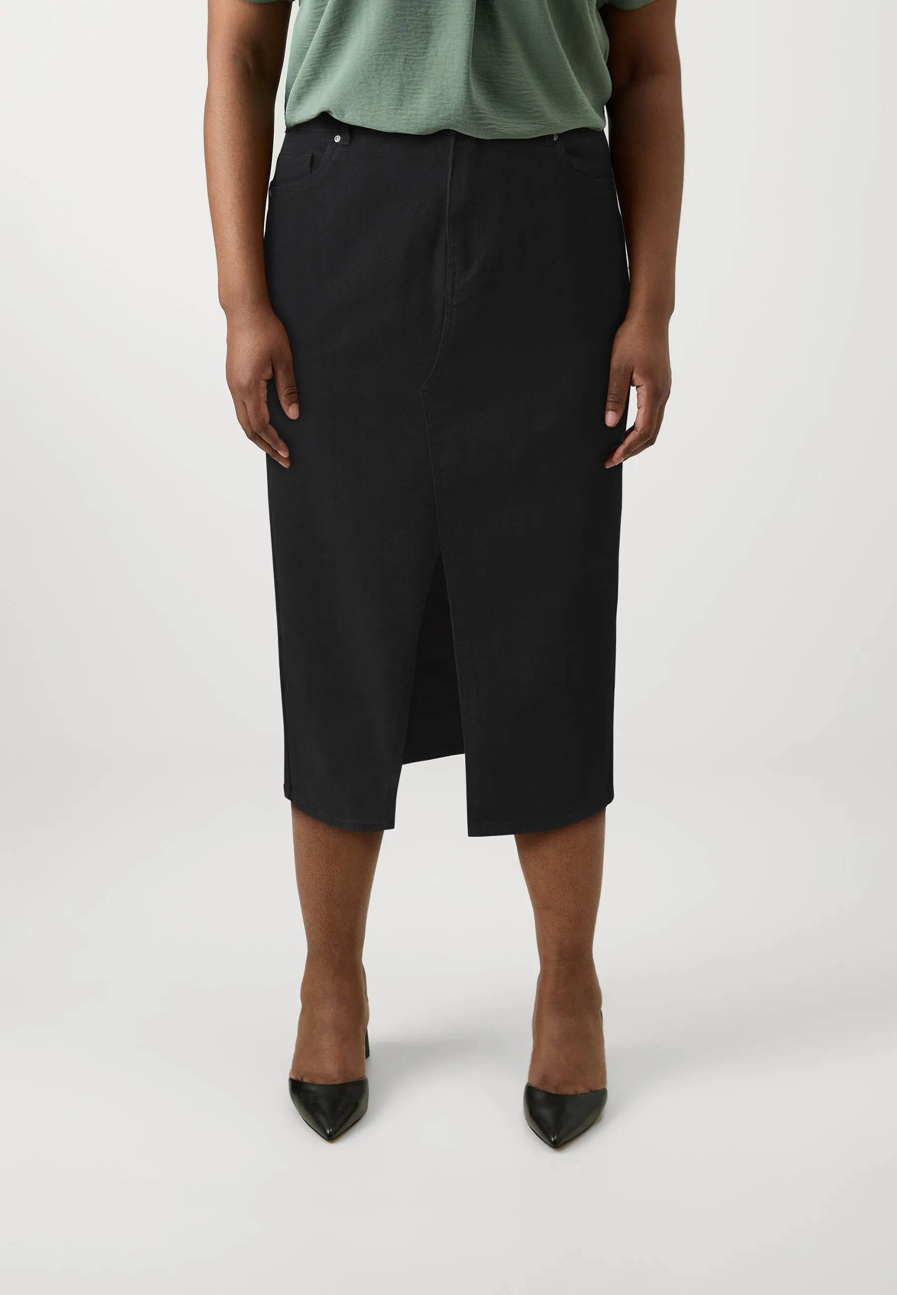 CARSIRI FRONT SLIT SKIRT - Gonna di jeans