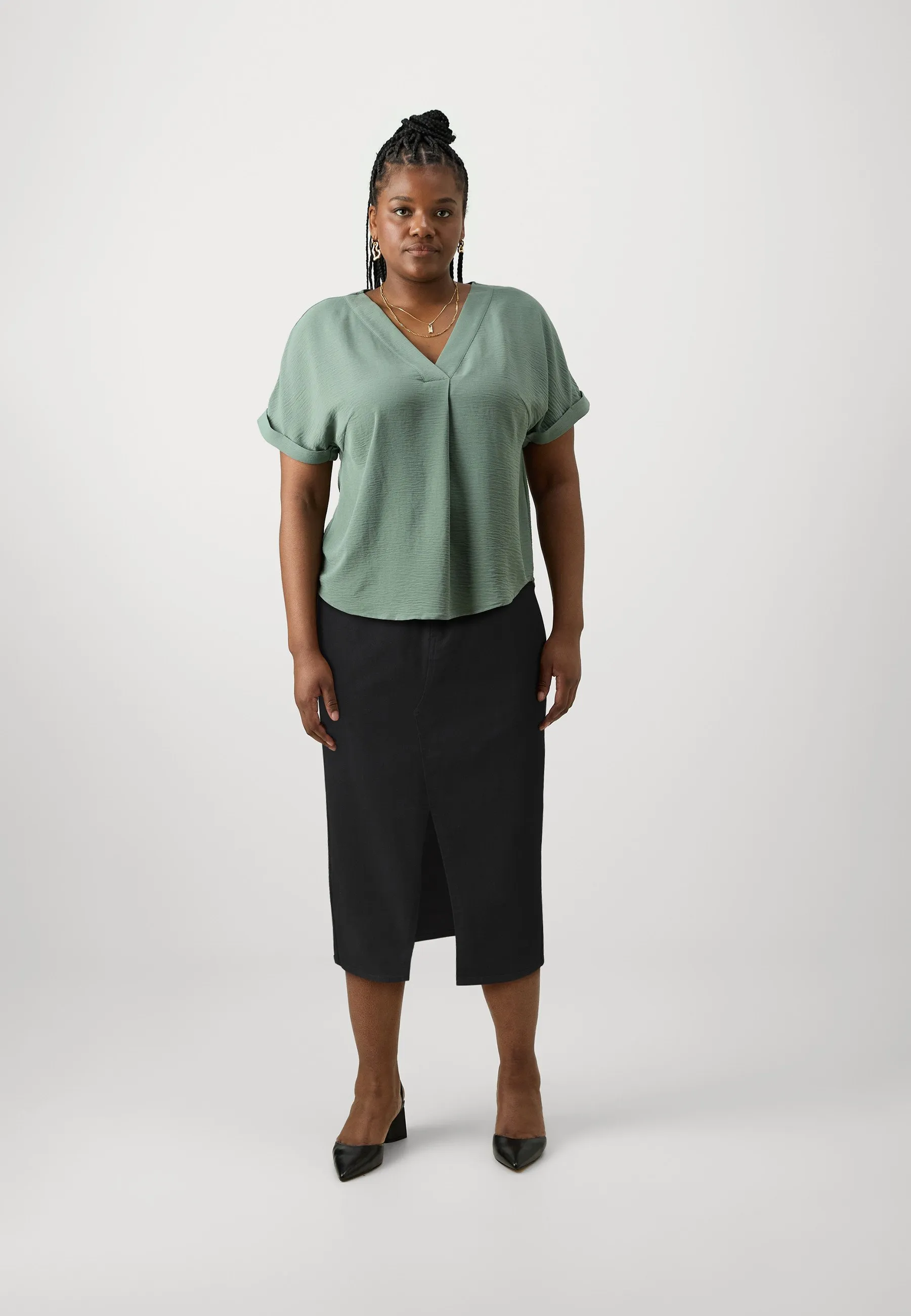 CARSIRI FRONT SLIT SKIRT - Gonna di jeans