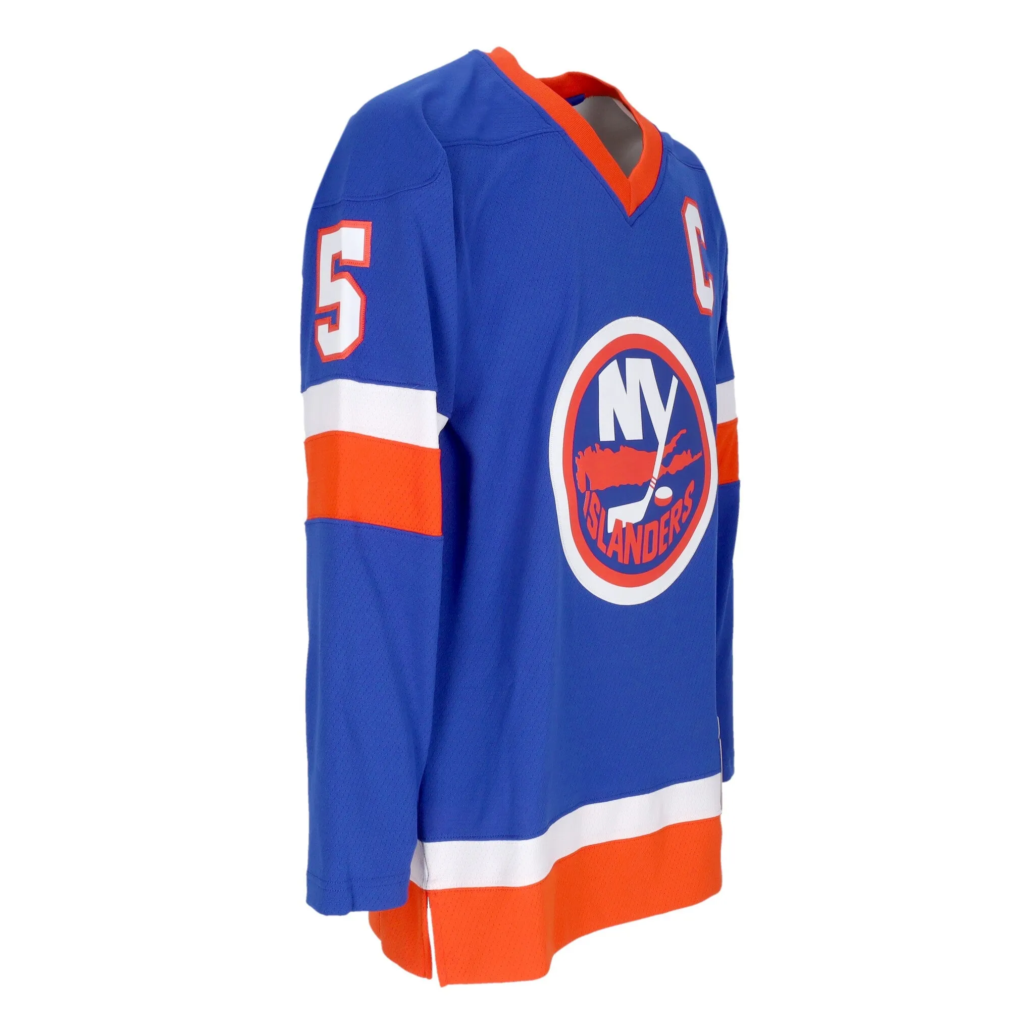 Casacca Hockey Uomo Nhl Dark Jersey 1982 No 5 Potvin Neyisl Blue