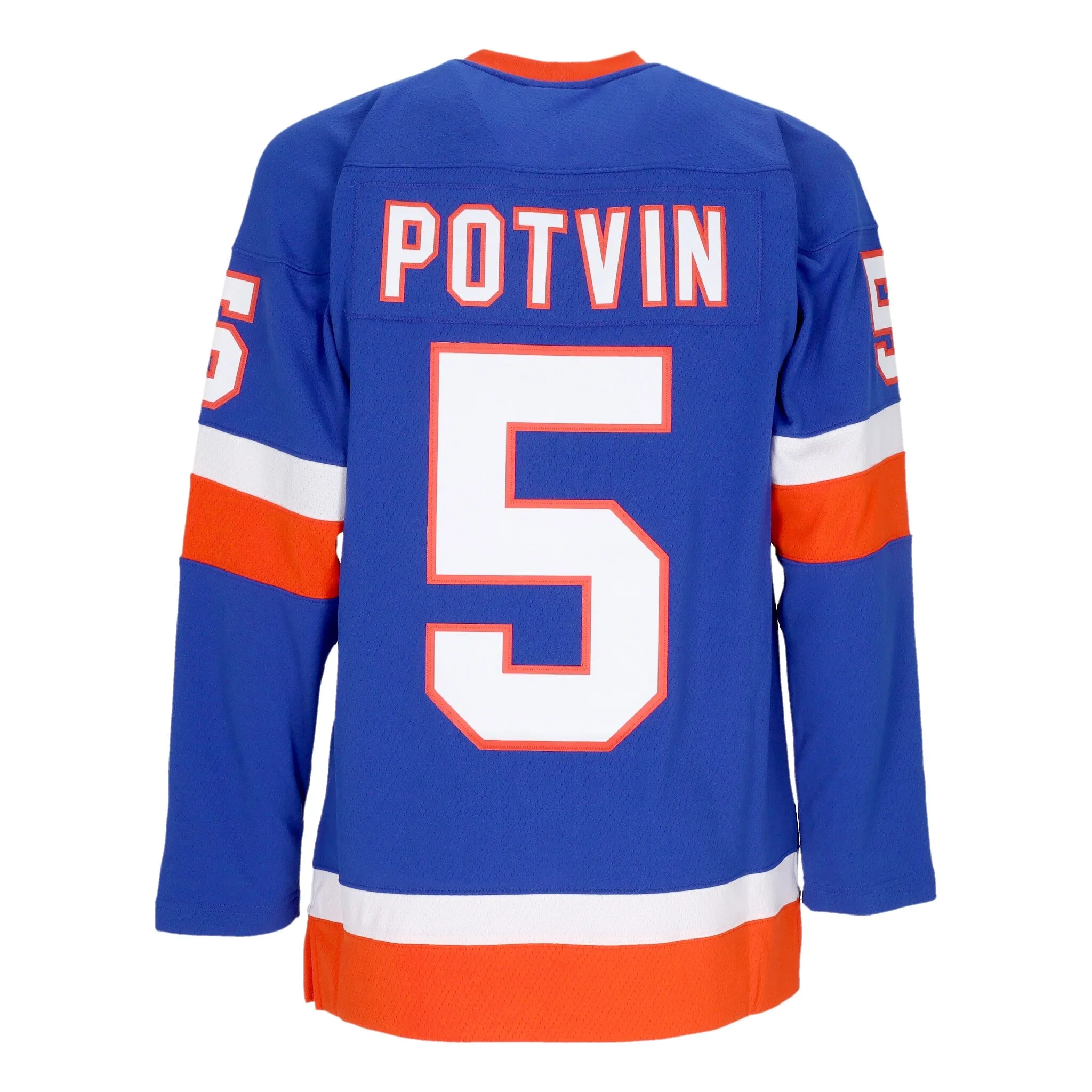 Casacca Hockey Uomo Nhl Dark Jersey 1982 No 5 Potvin Neyisl Blue
