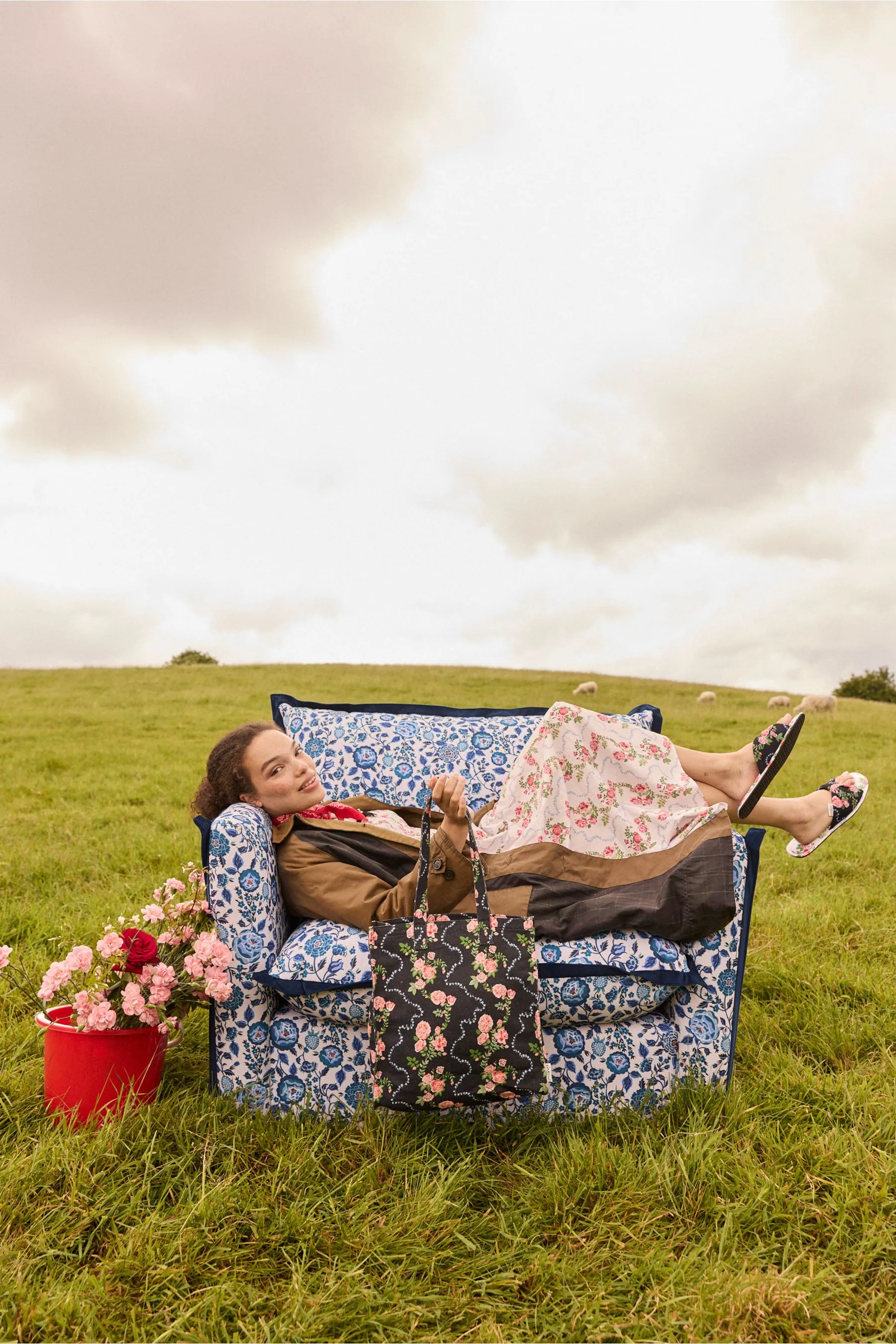 Cath Kidston Libreria grande rivestita    